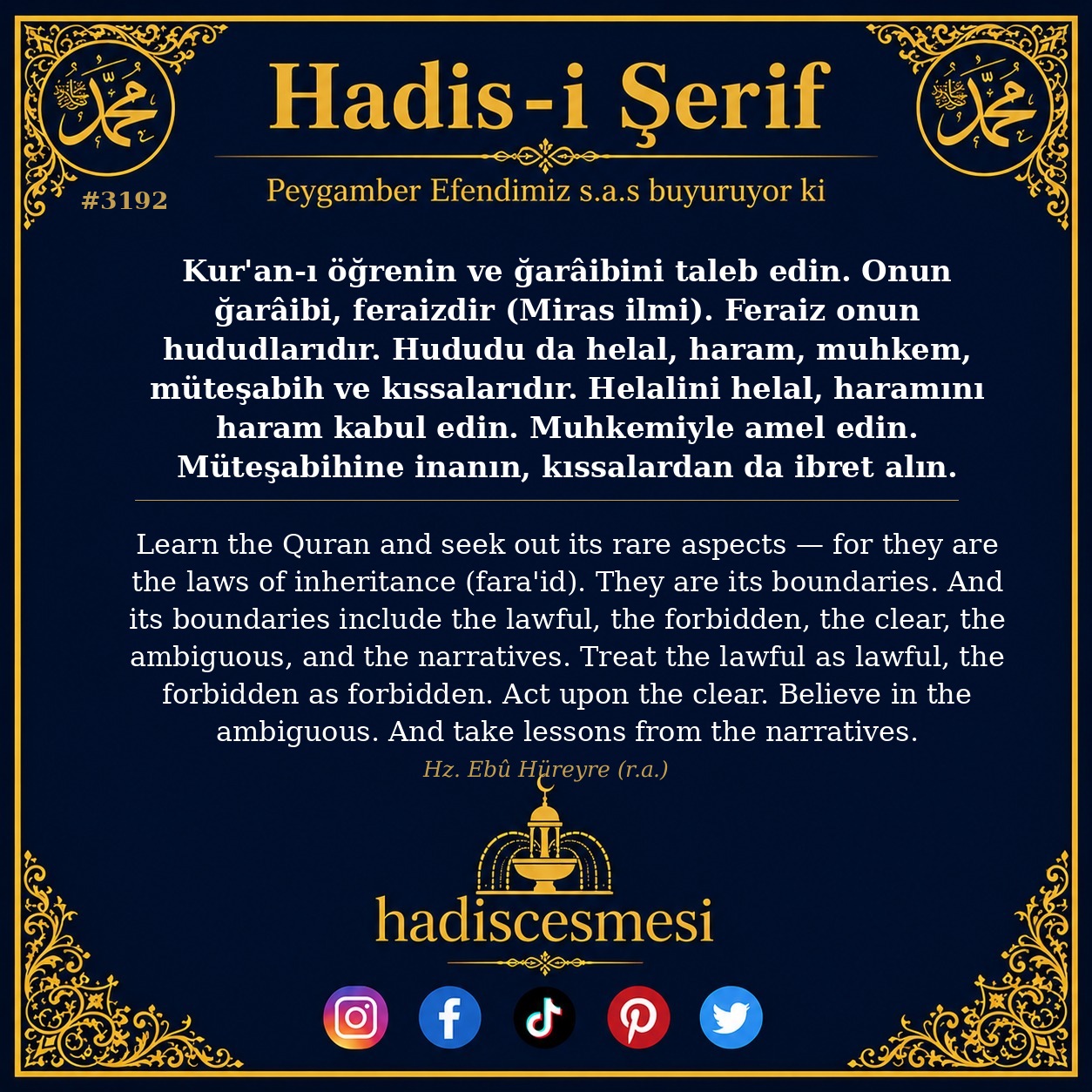 Hadis 3192
