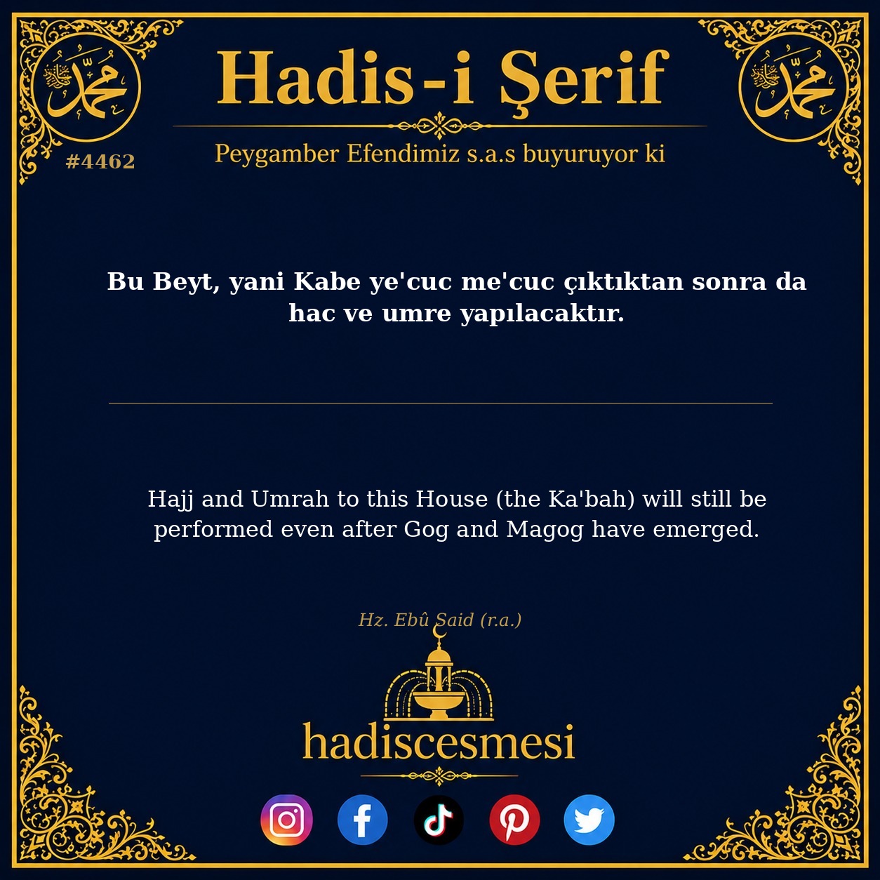 Hadis 4462