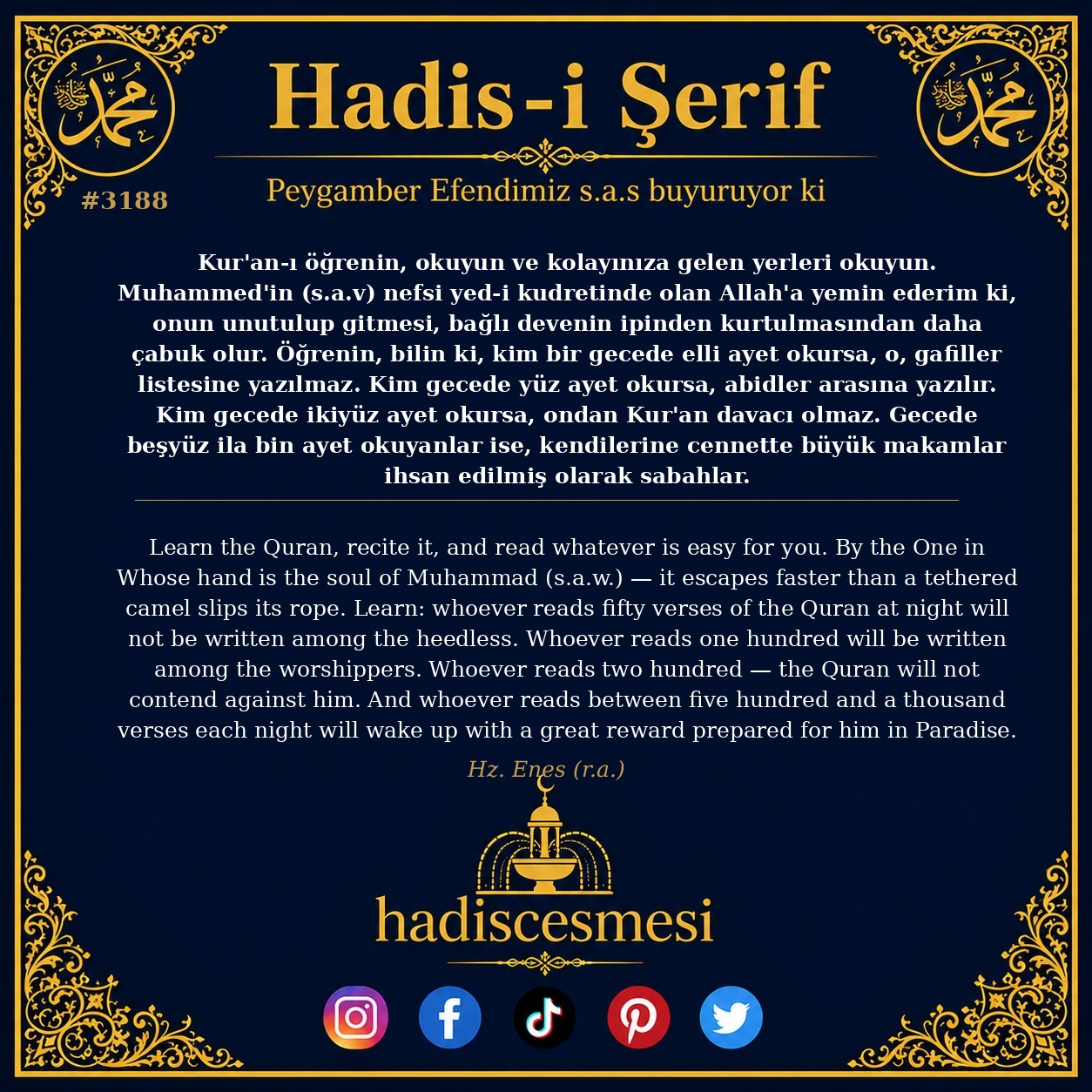 Hadis 3188