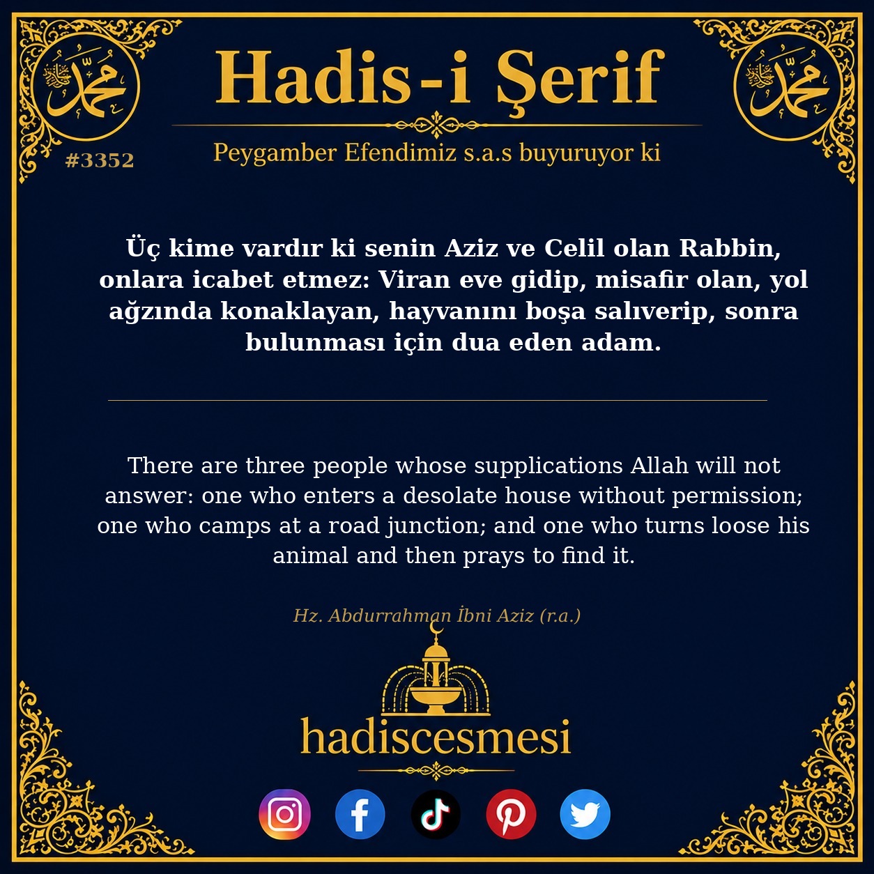 Hadis 3352