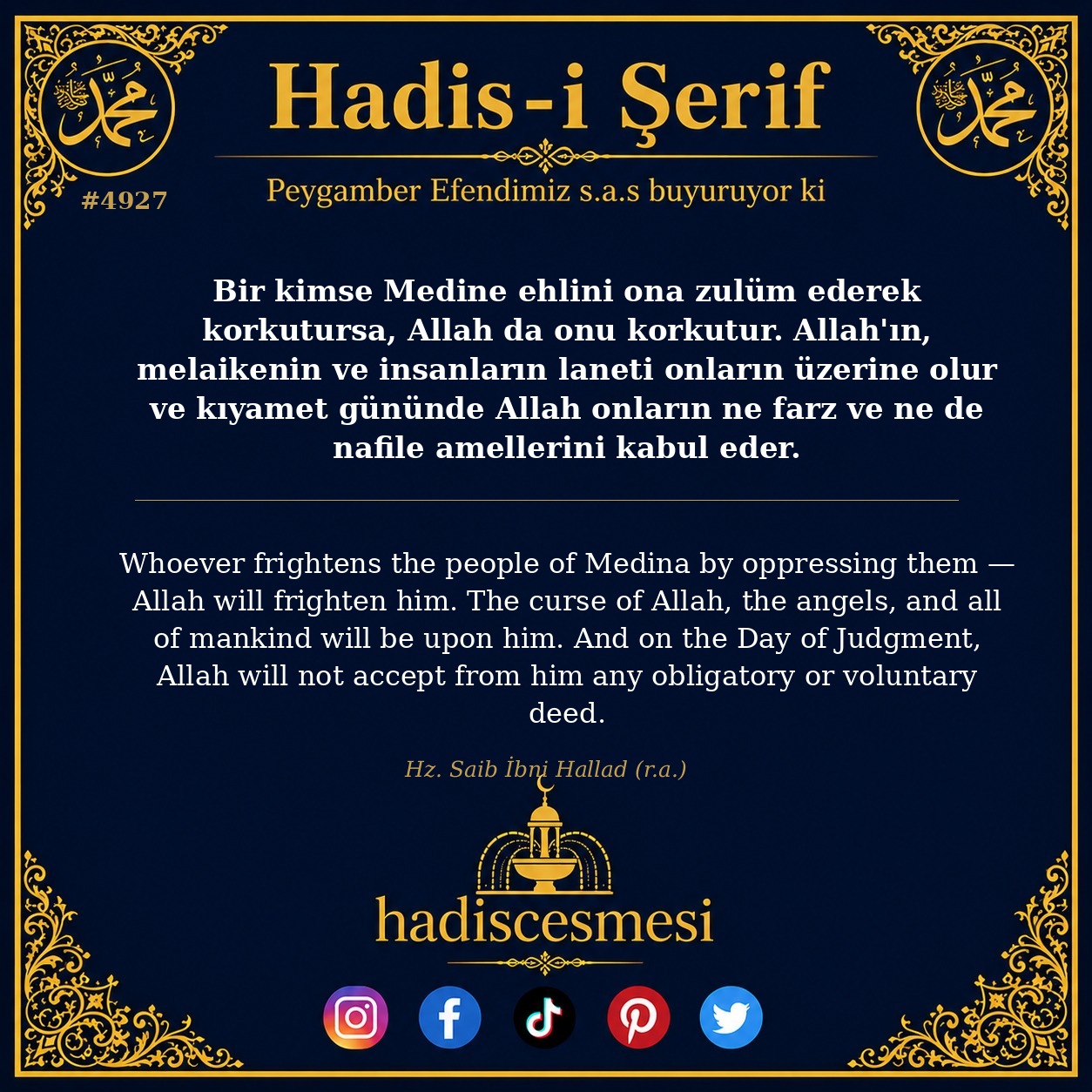 Hadis 4927