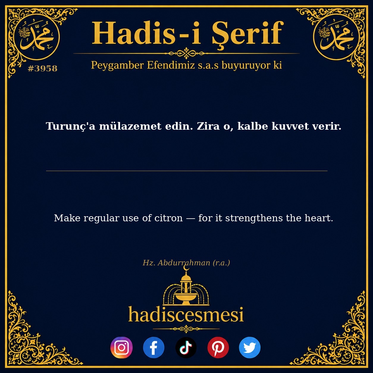 Hadis 3958