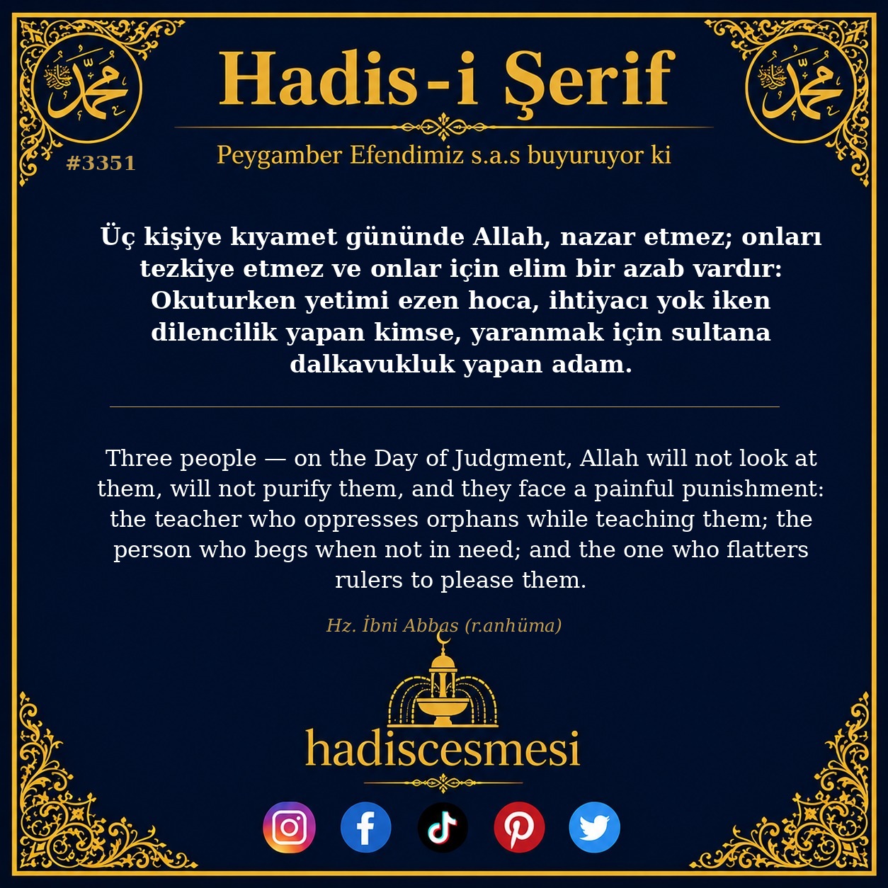 Hadis 3351