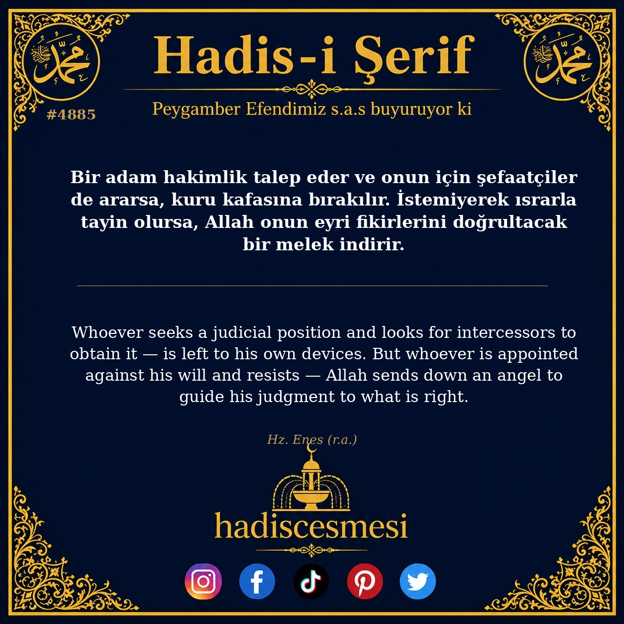 Hadis 4885