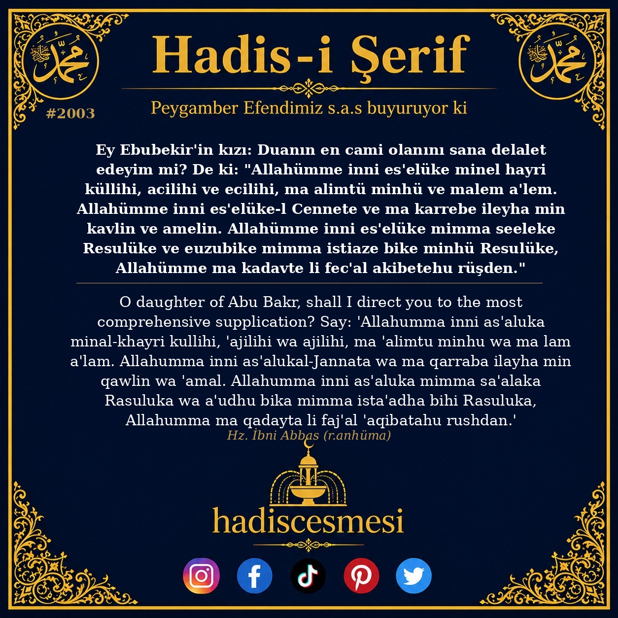 Hadis 2003