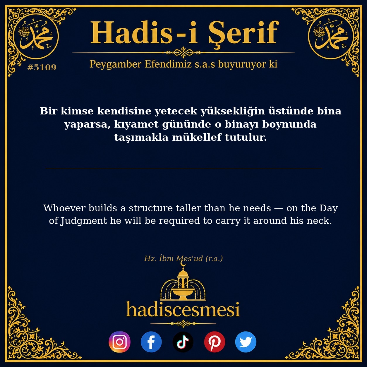 hadis 5109