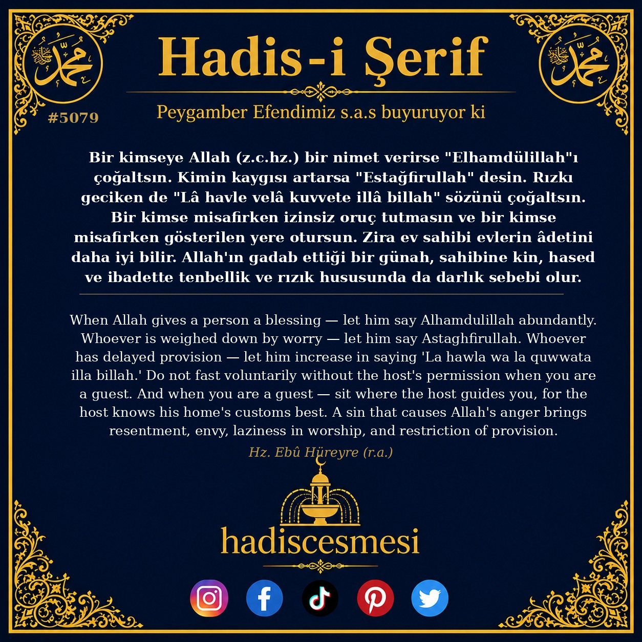 hadis 5079