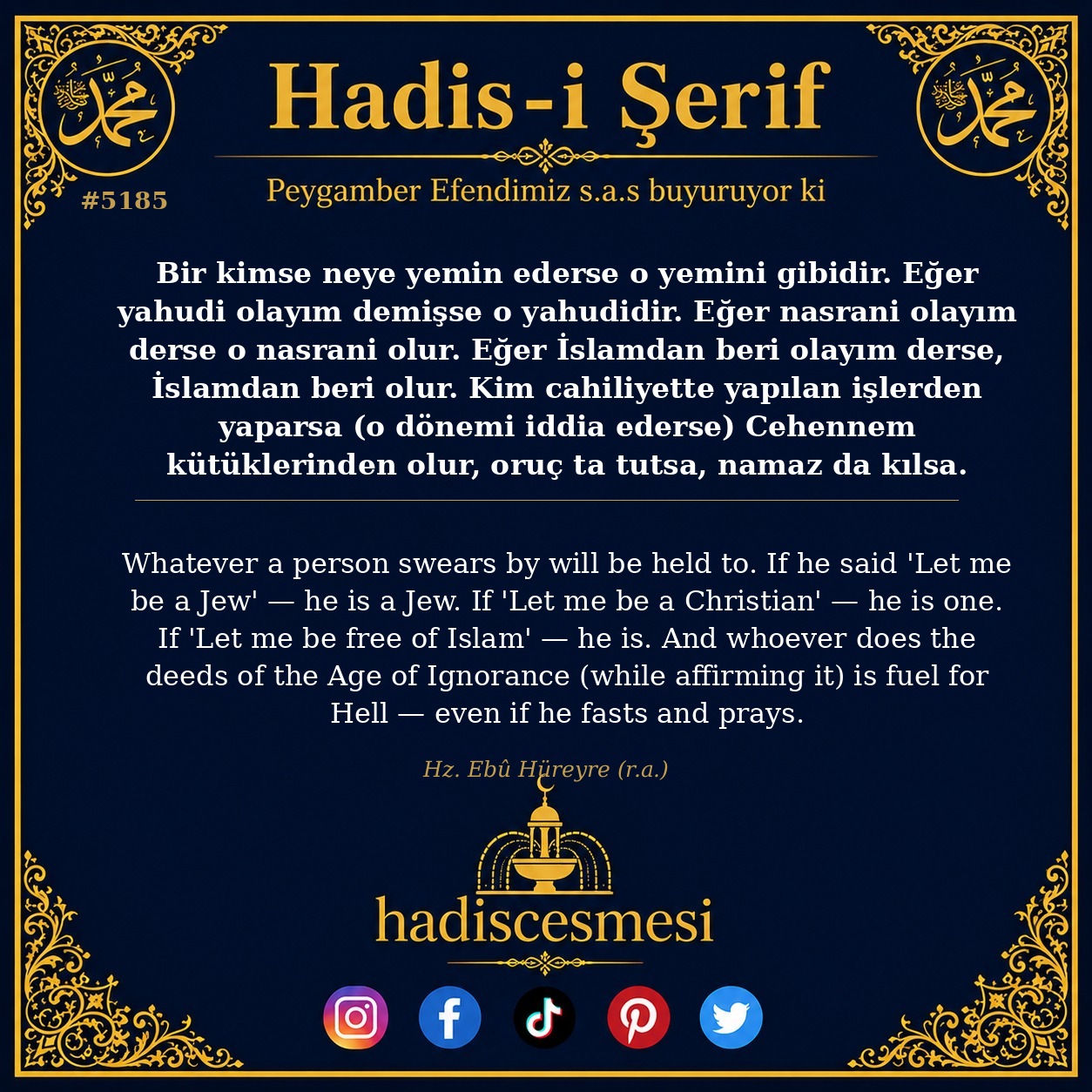 hadis 5185