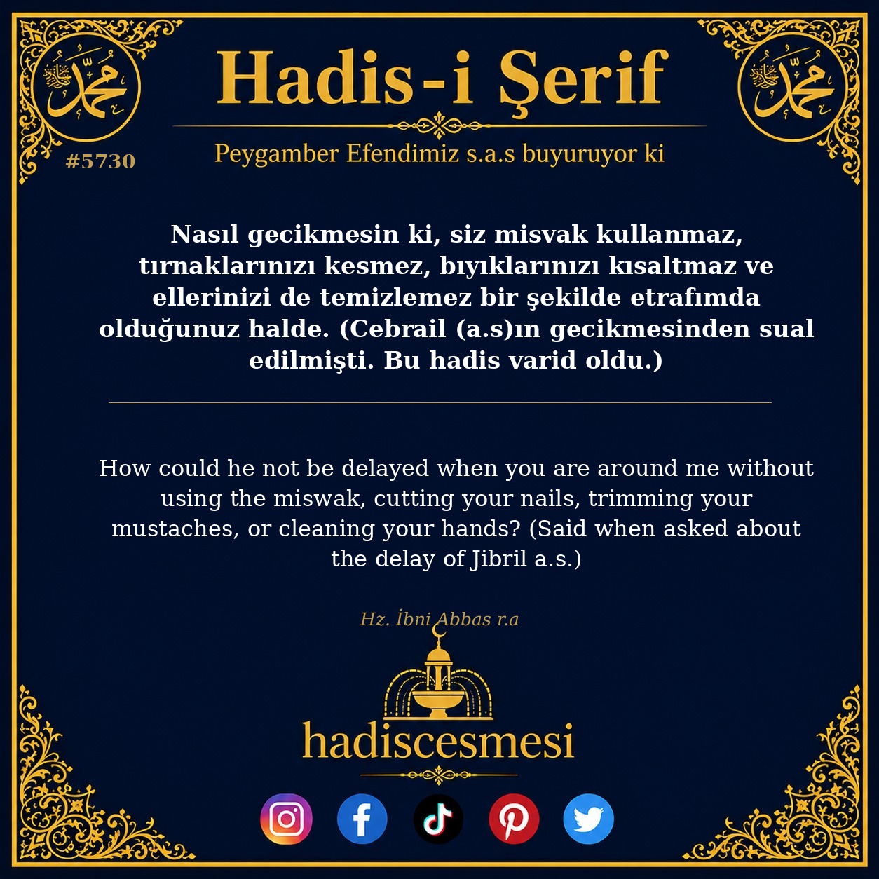 hadis 5730