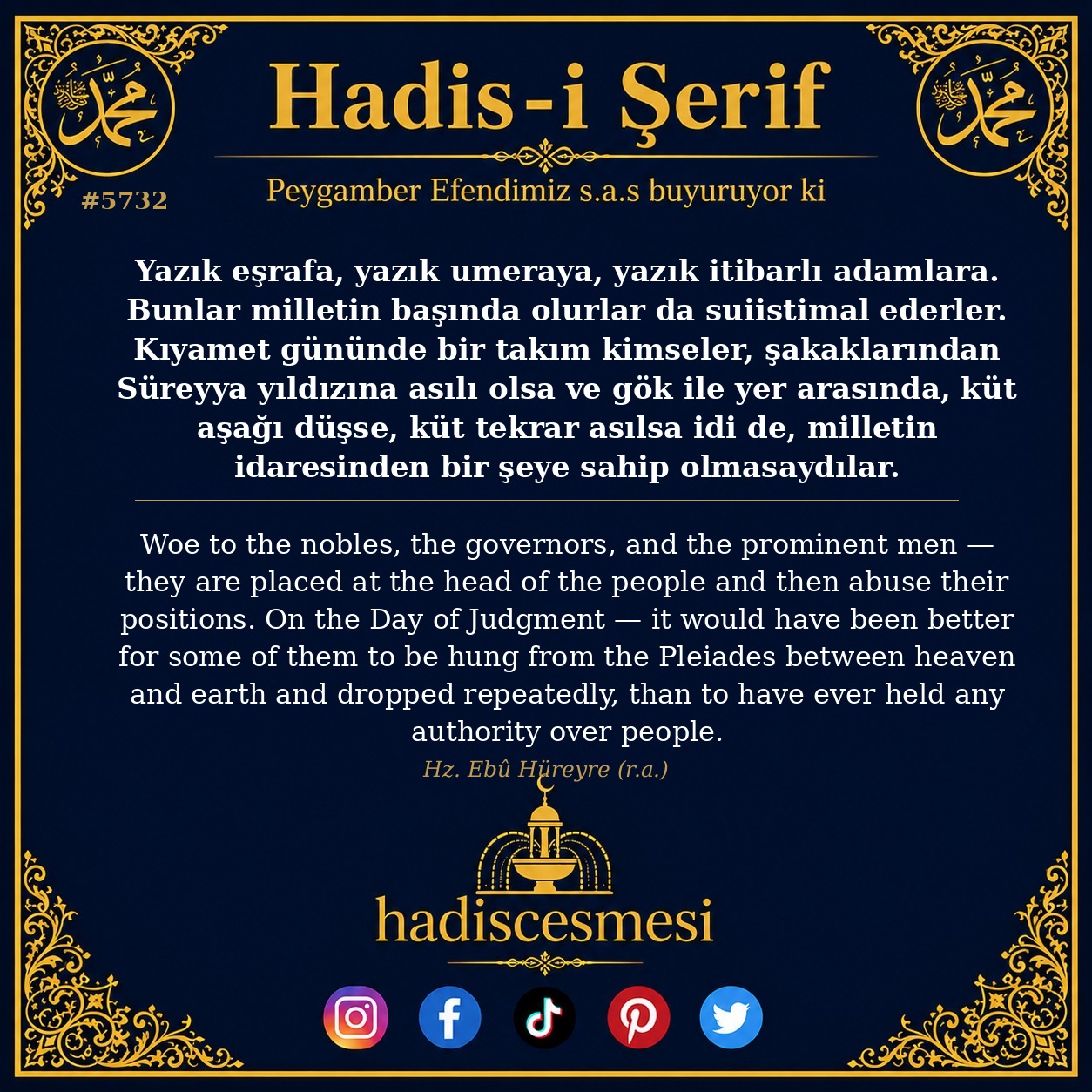 hadis 5732
