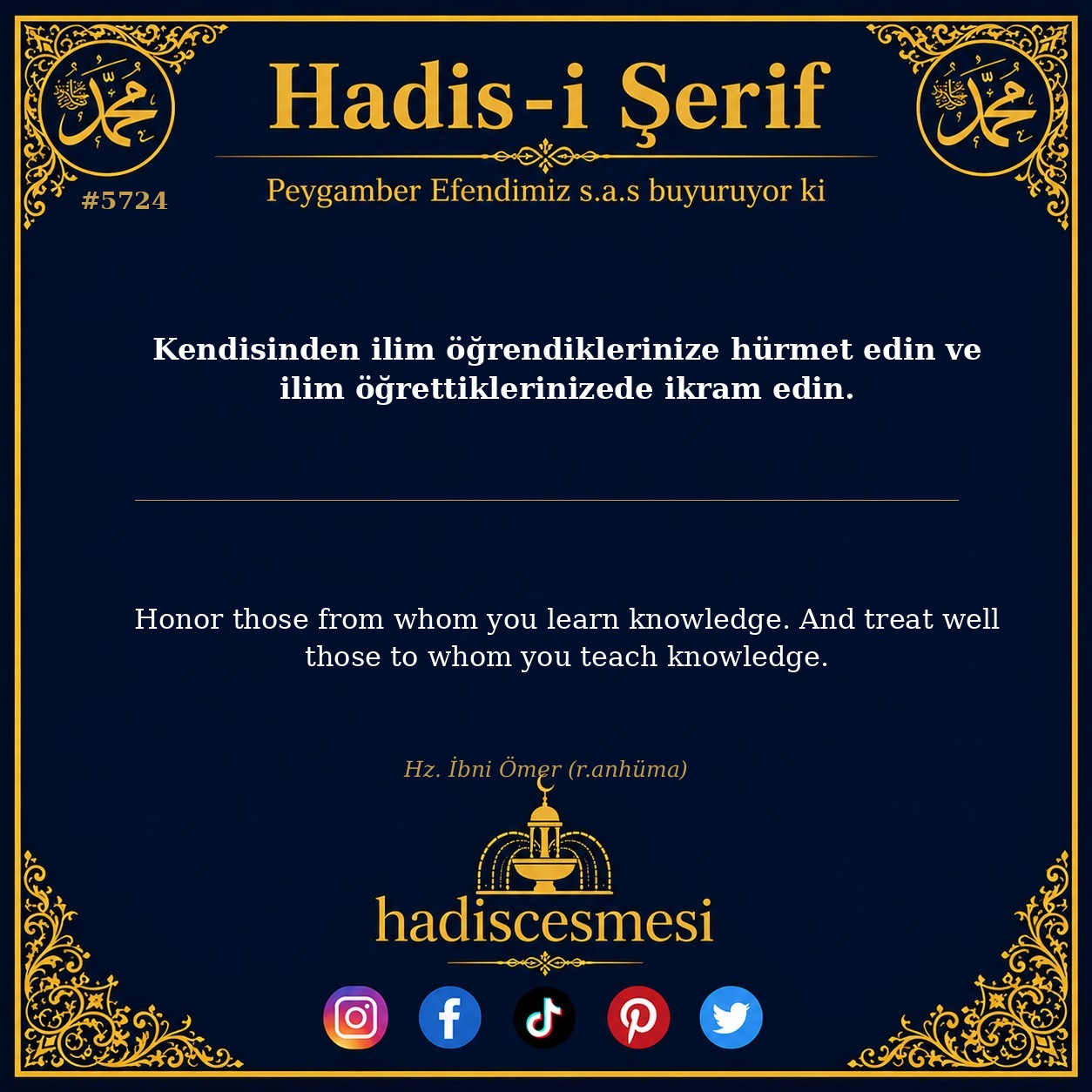 hadis 5724