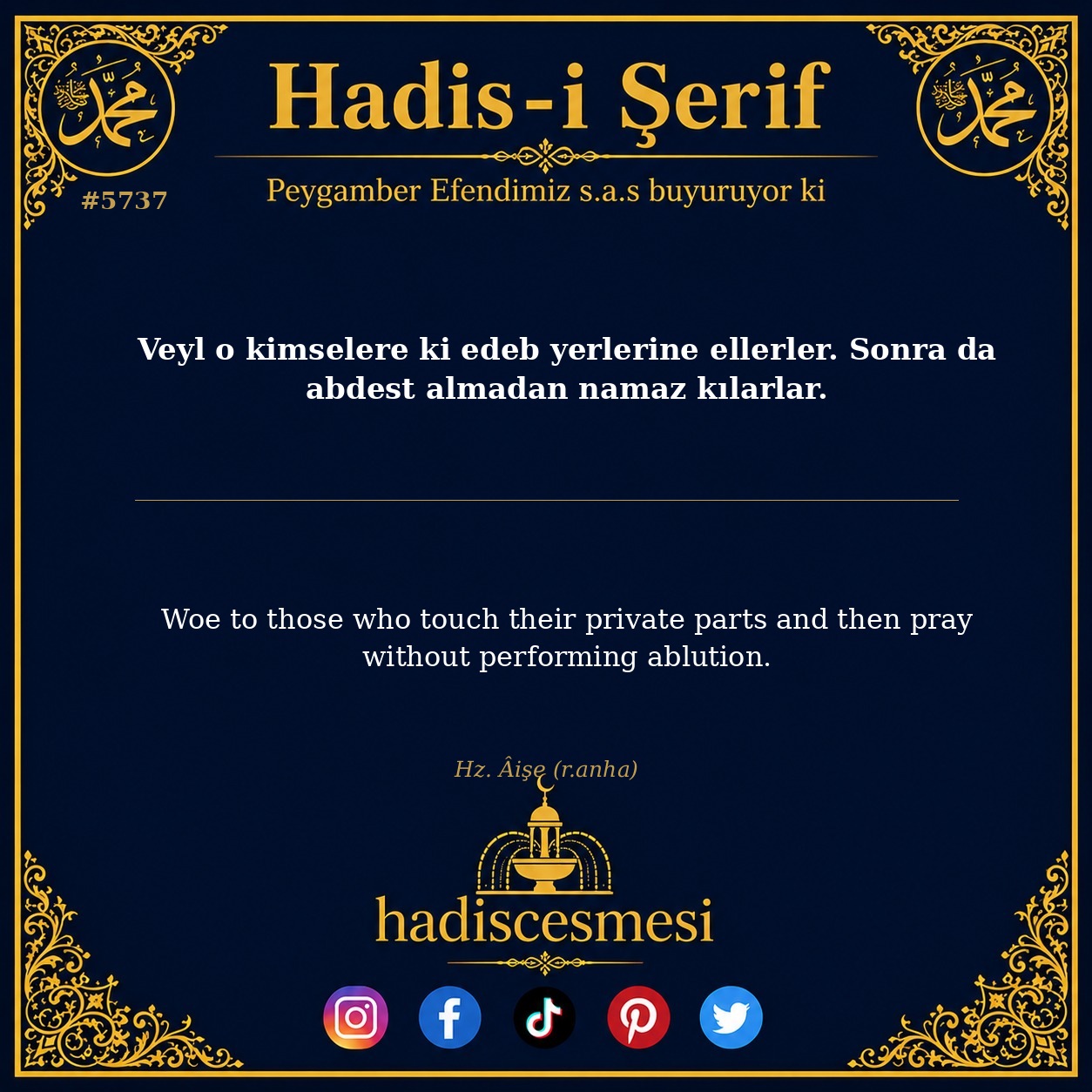 hadis 5737