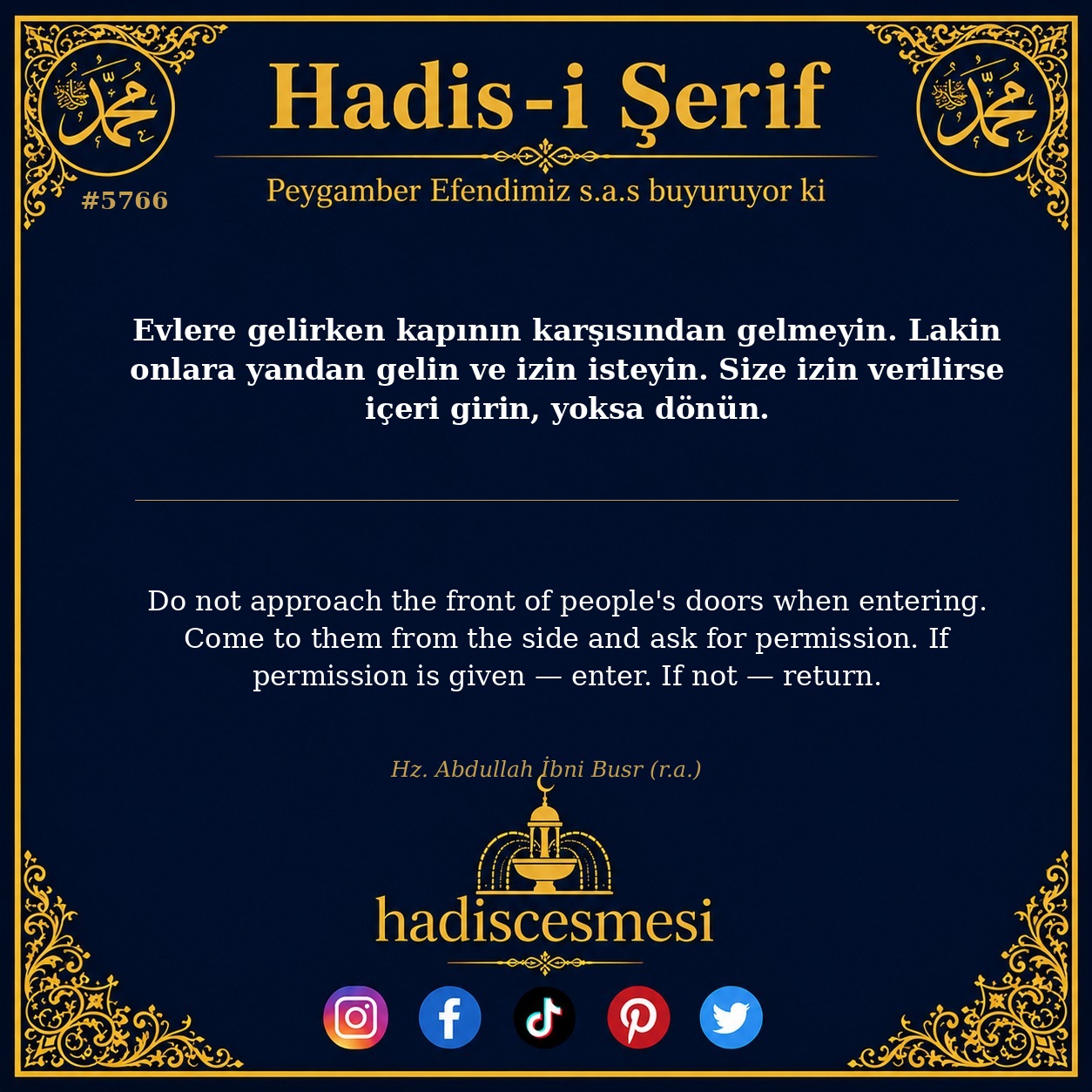 hadis 5766