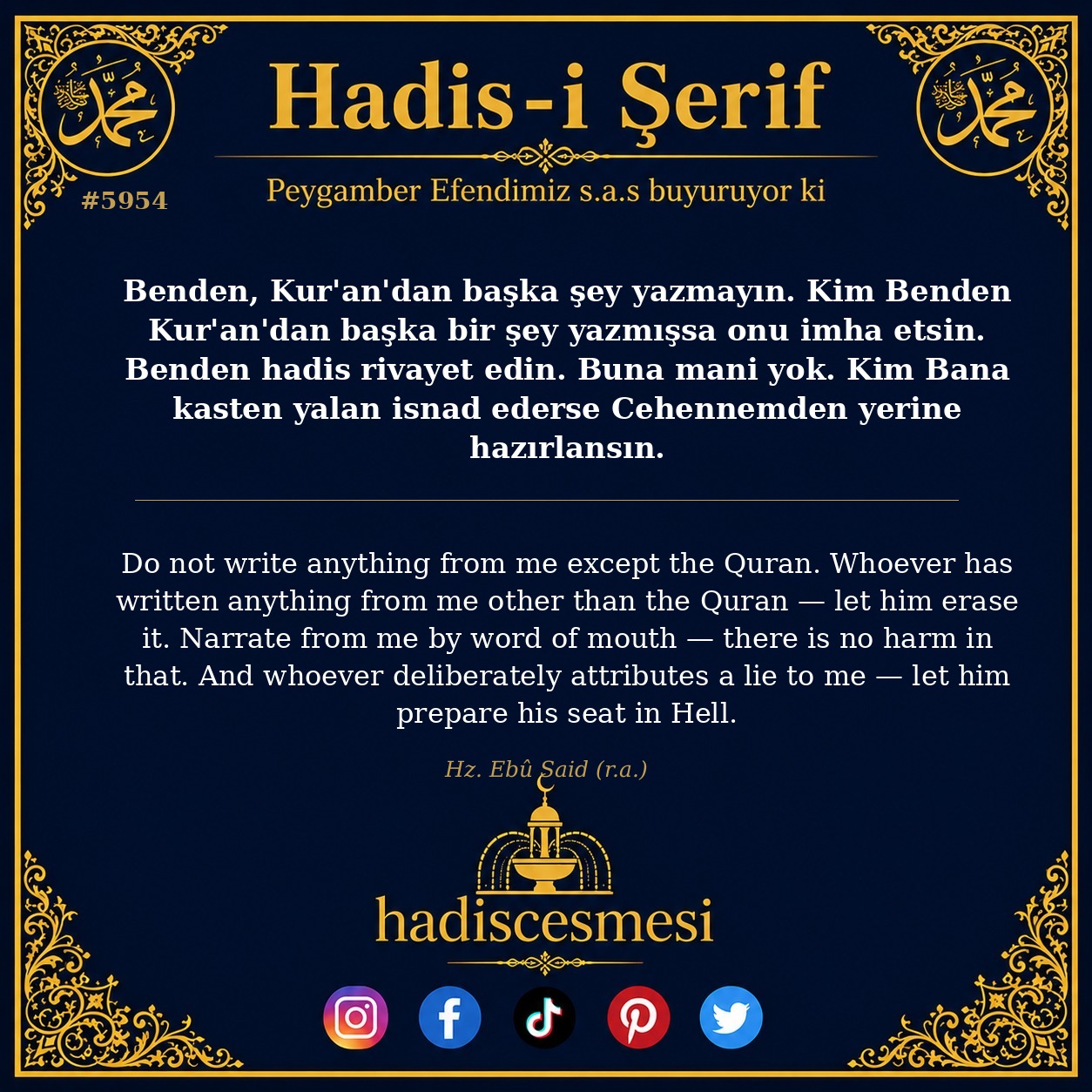 hadis 5954