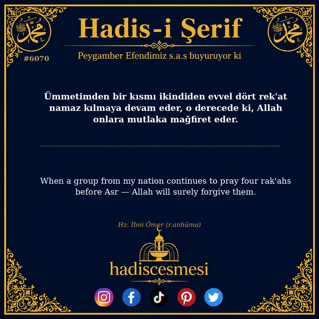hadis 6070