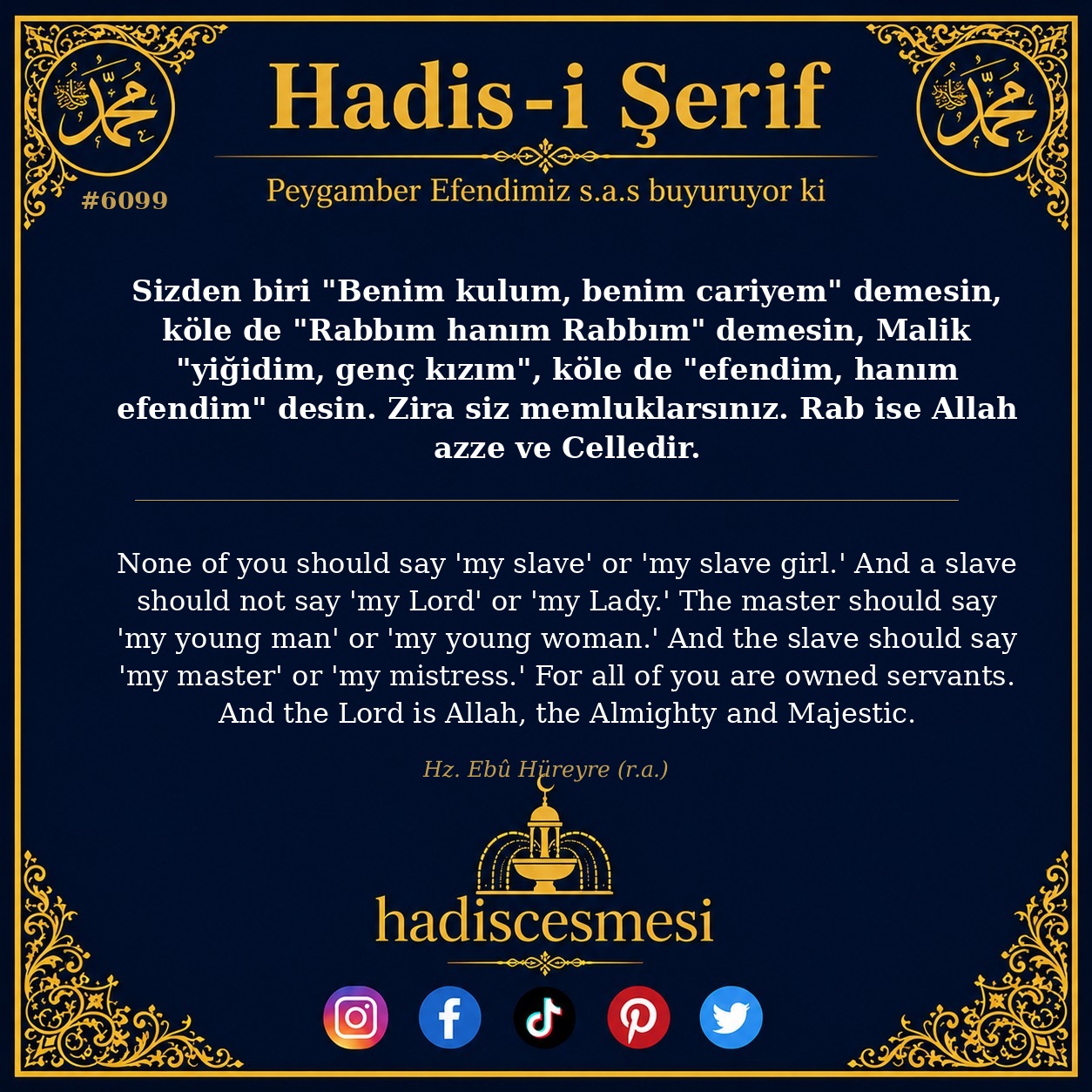 hadis 6099