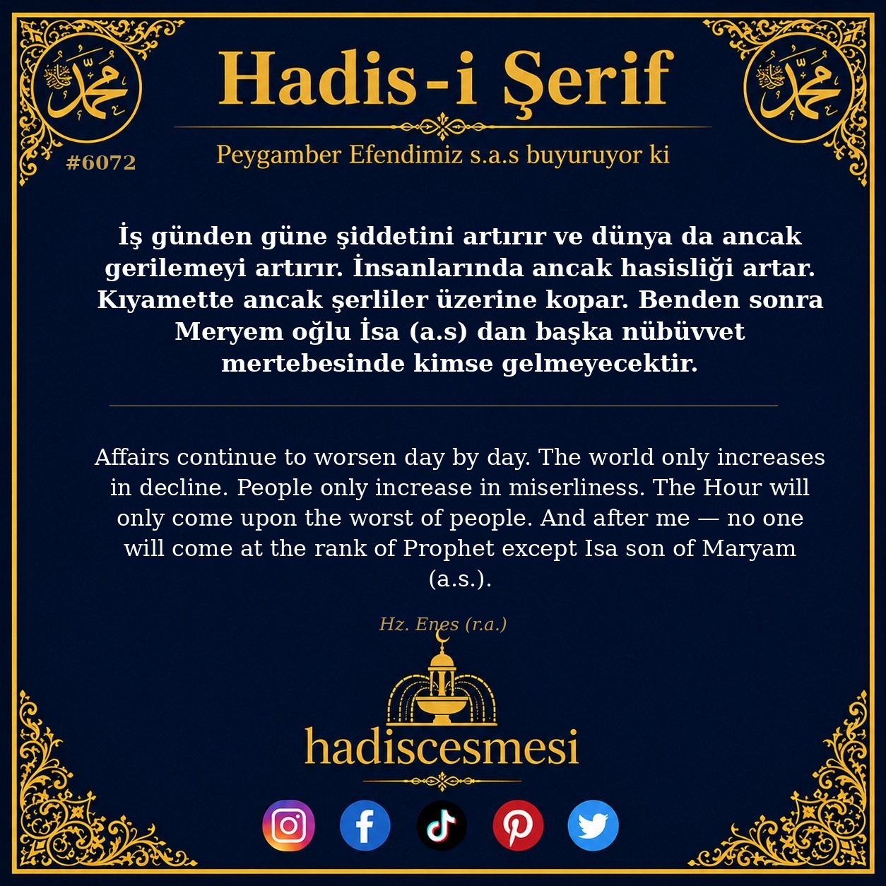 hadis 6072