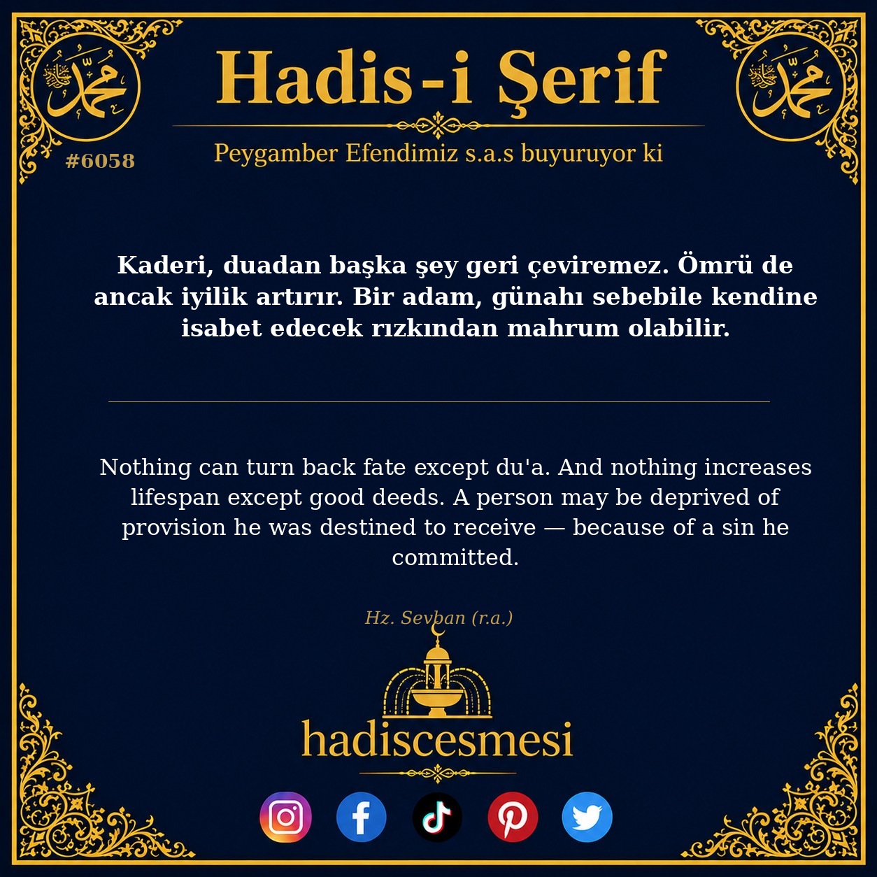 hadis 6058