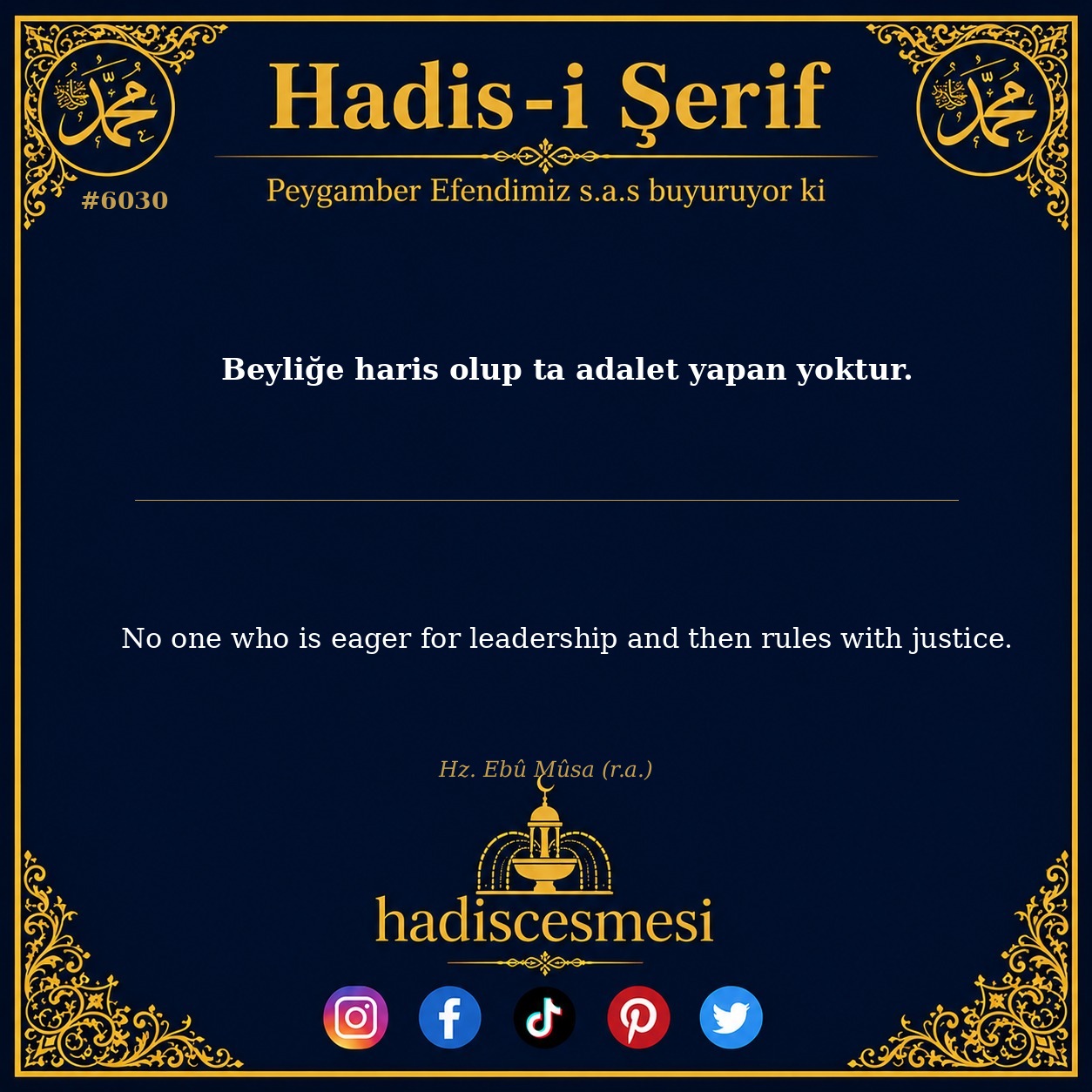 hadis 6030