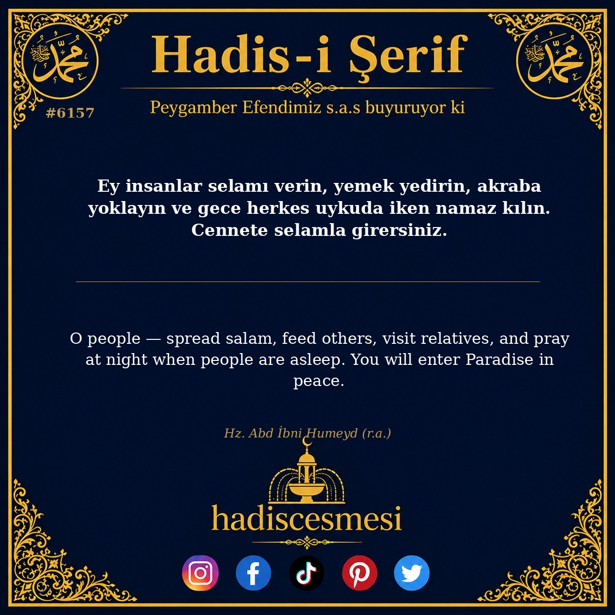 hadis 6157