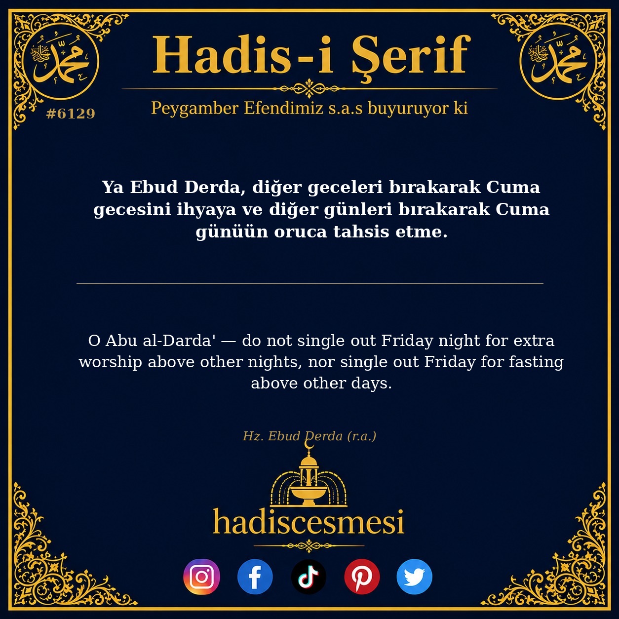 hadis 6129