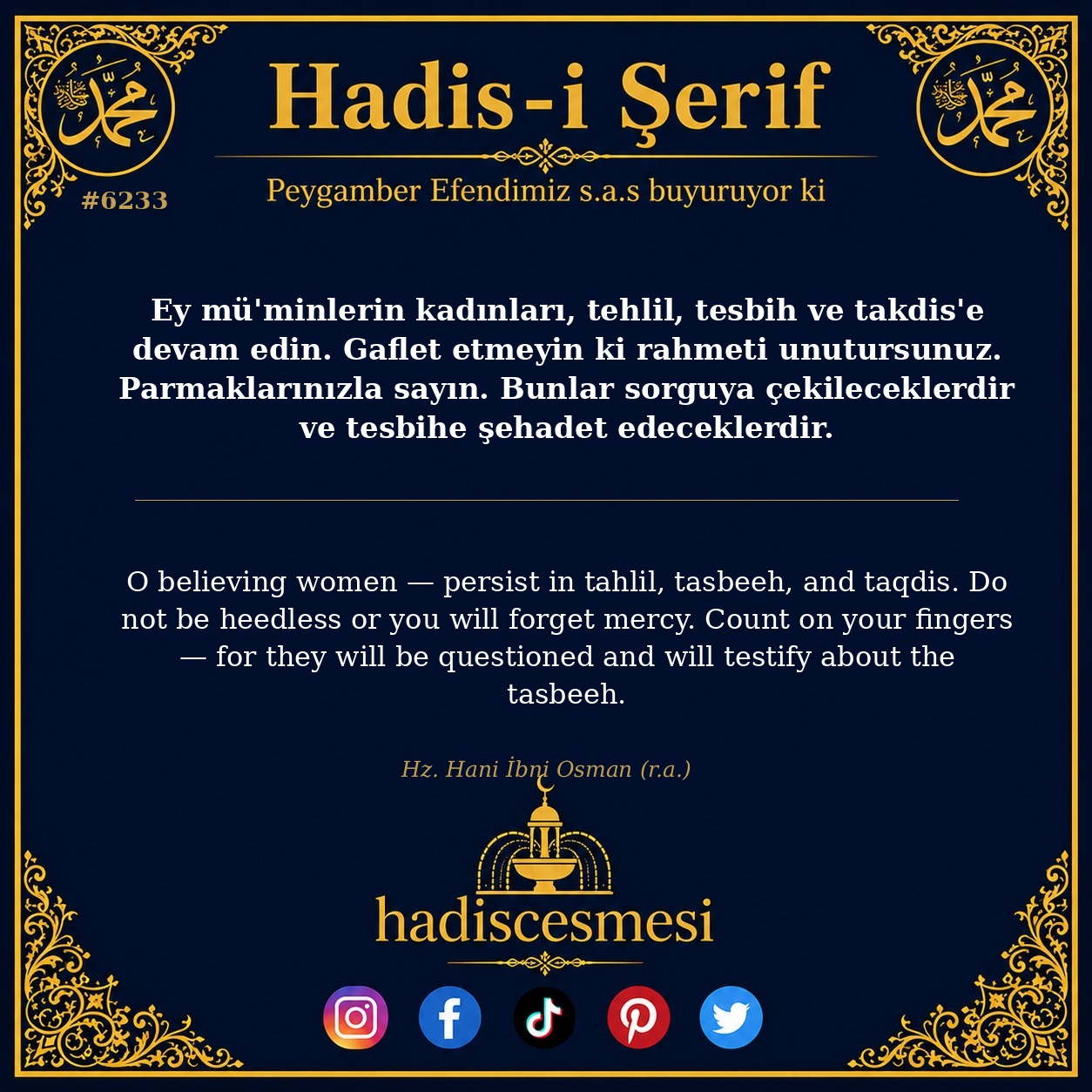 hadis 6233