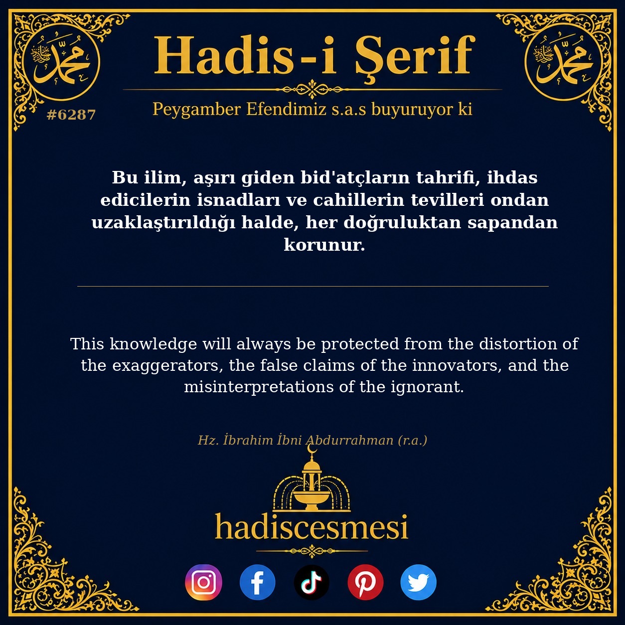 hadis 6287