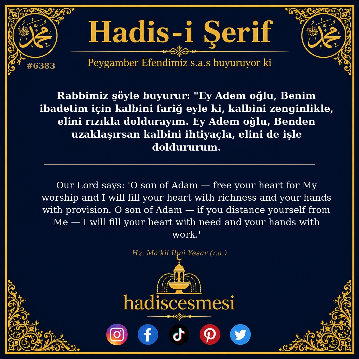 hadis 6383