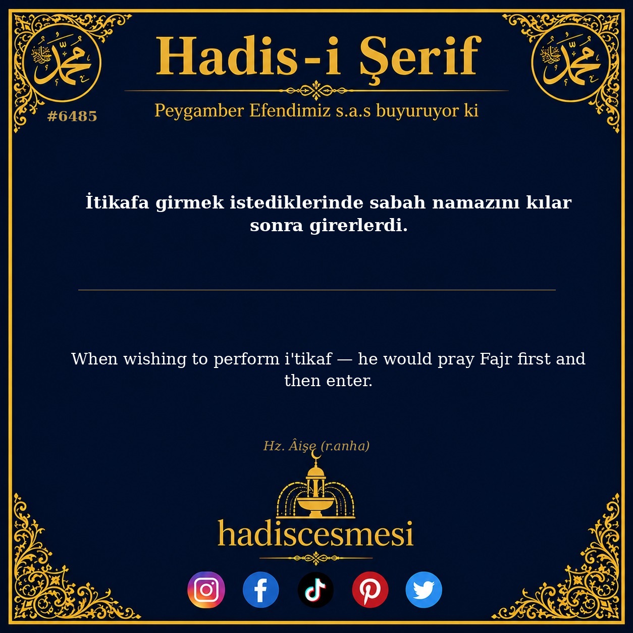 hadis 6485