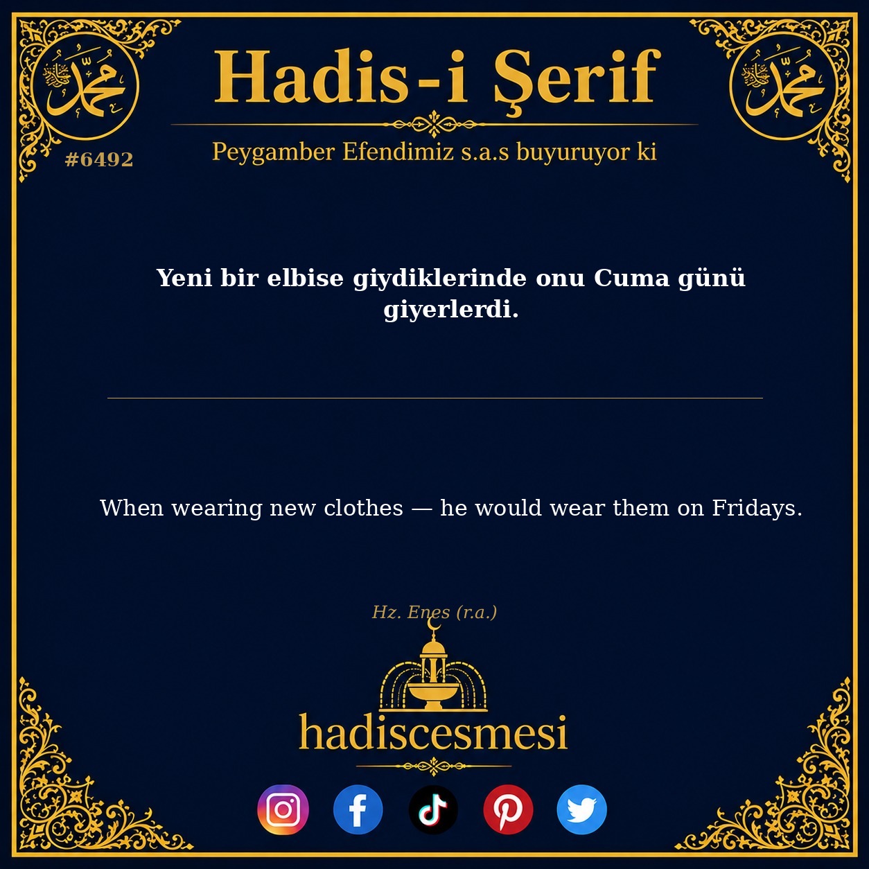 hadis 6492