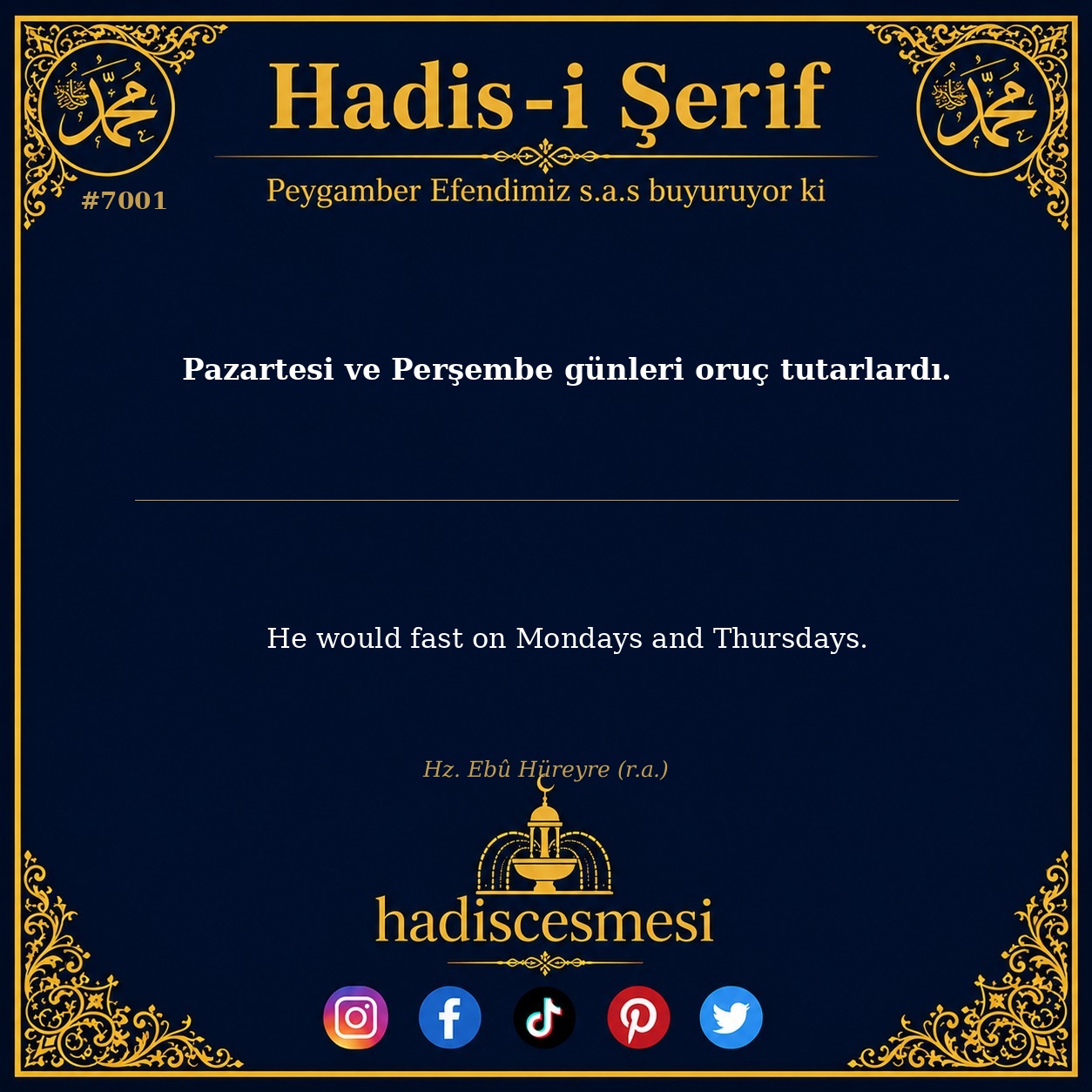 hadis 7001