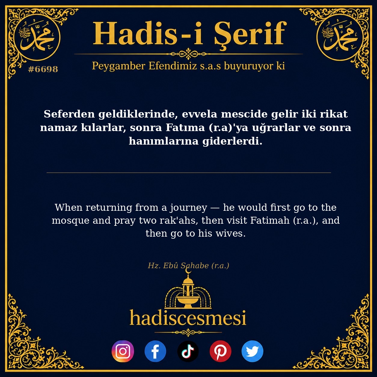 hadis 6698