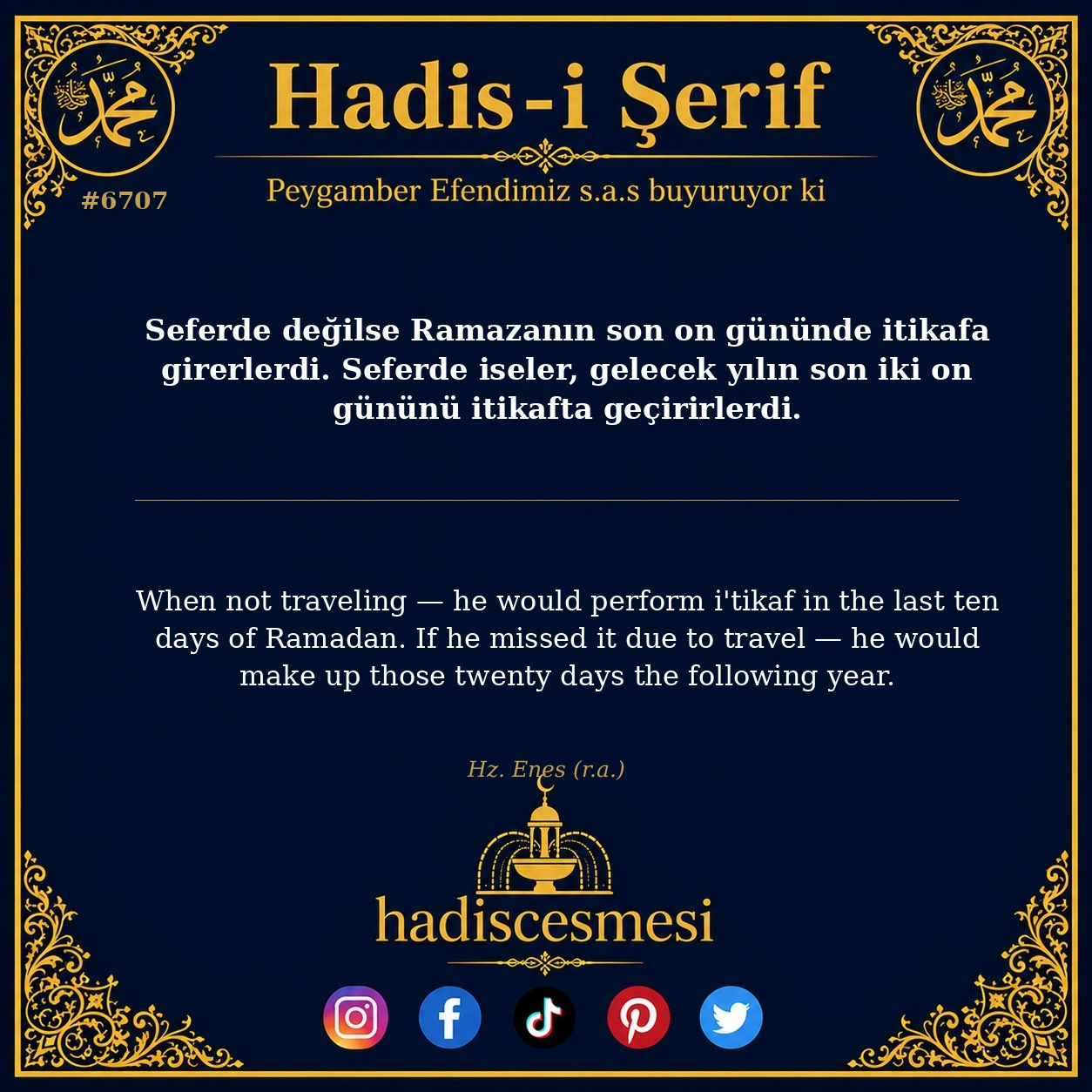 hadis 6707