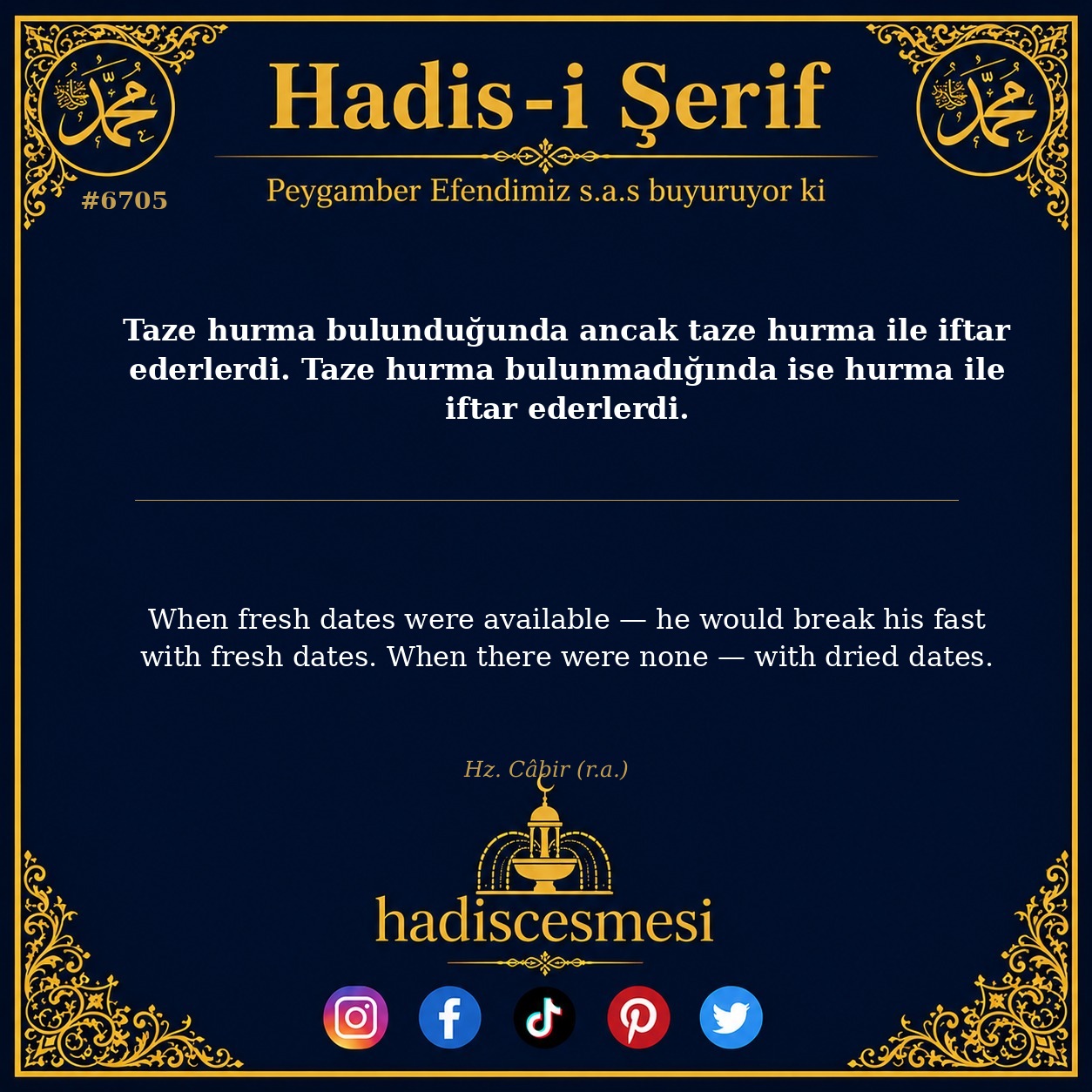 hadis 6705