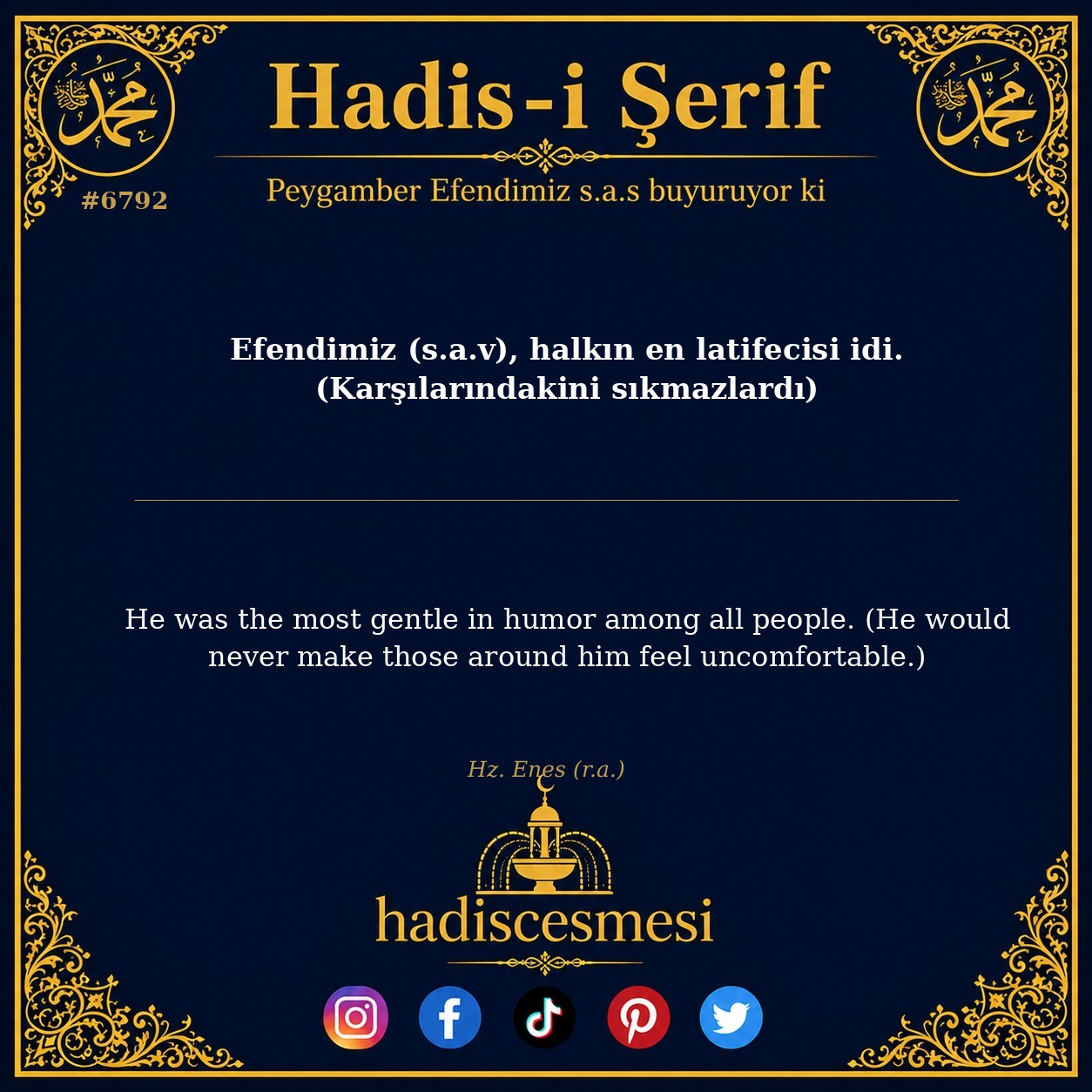 hadis 6792