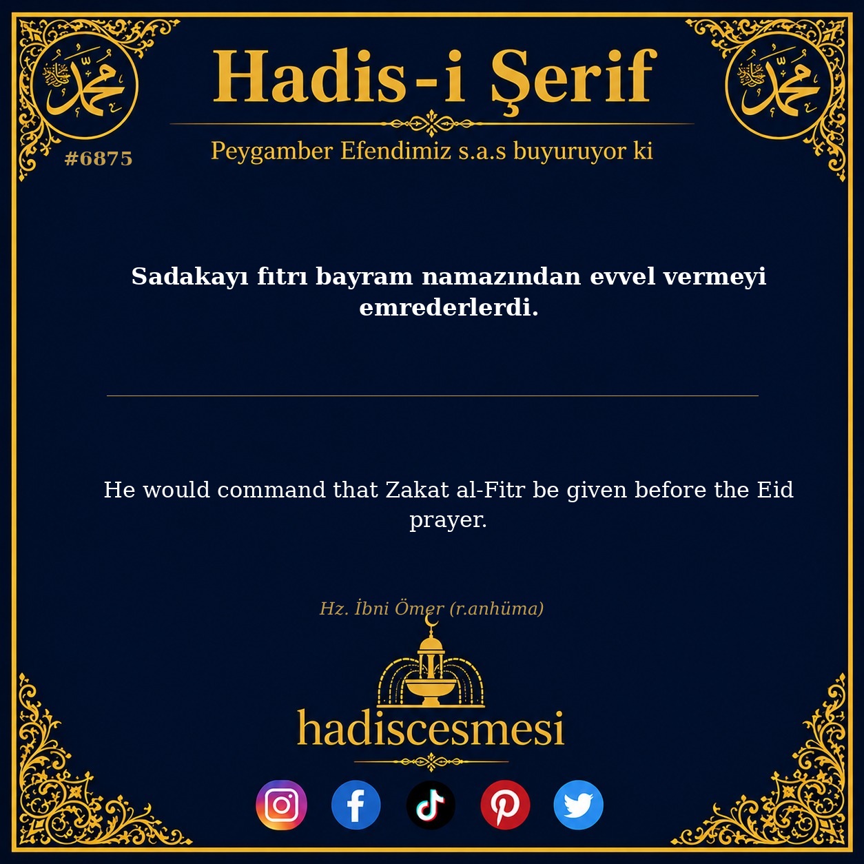 hadis 6875
