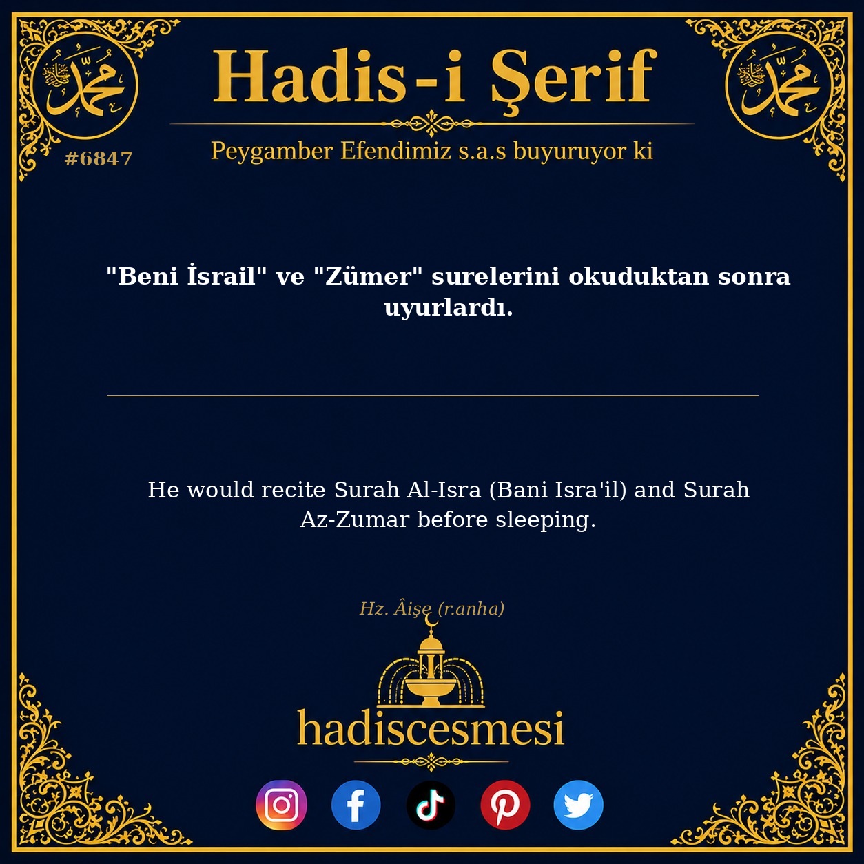 hadis 6847