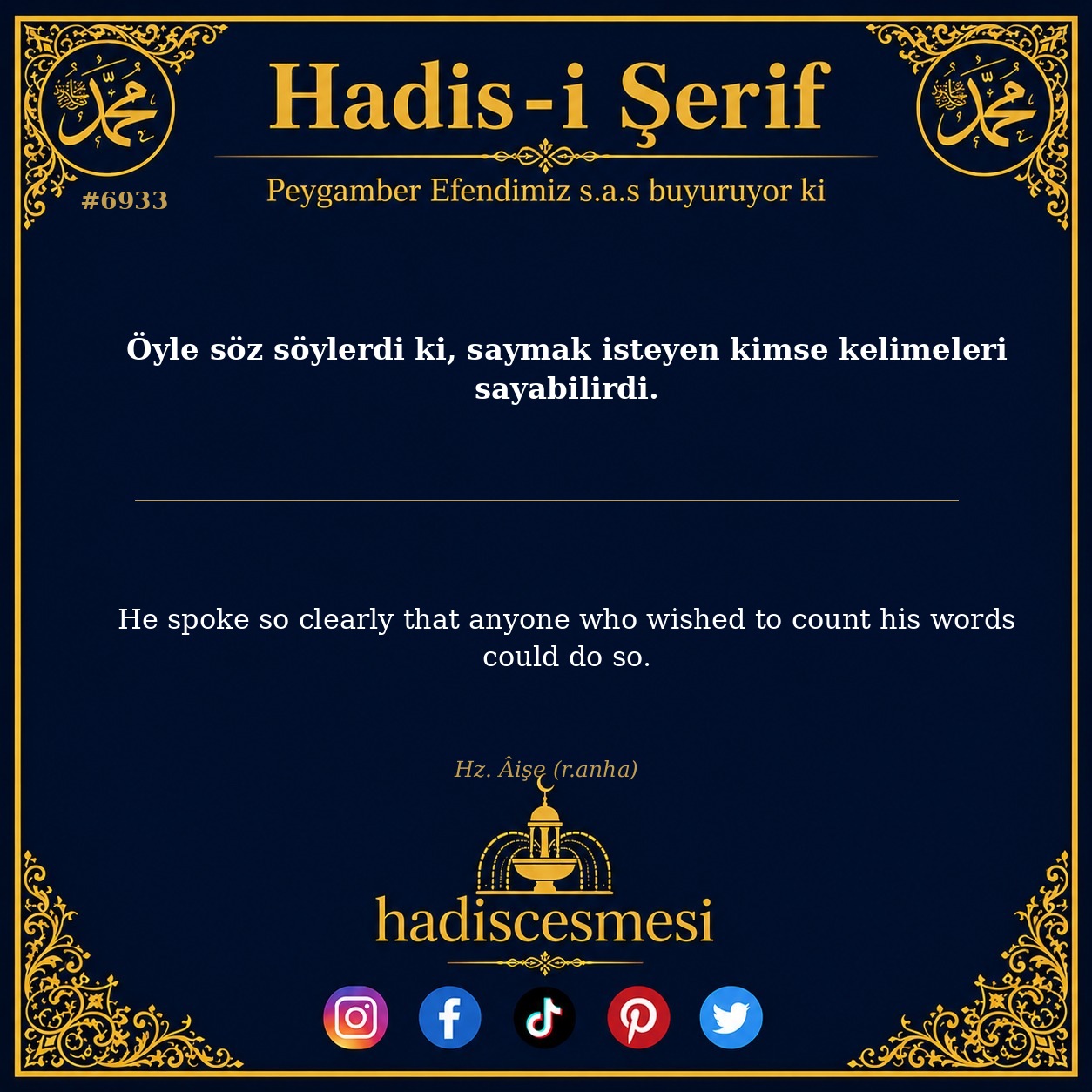 hadis 6933