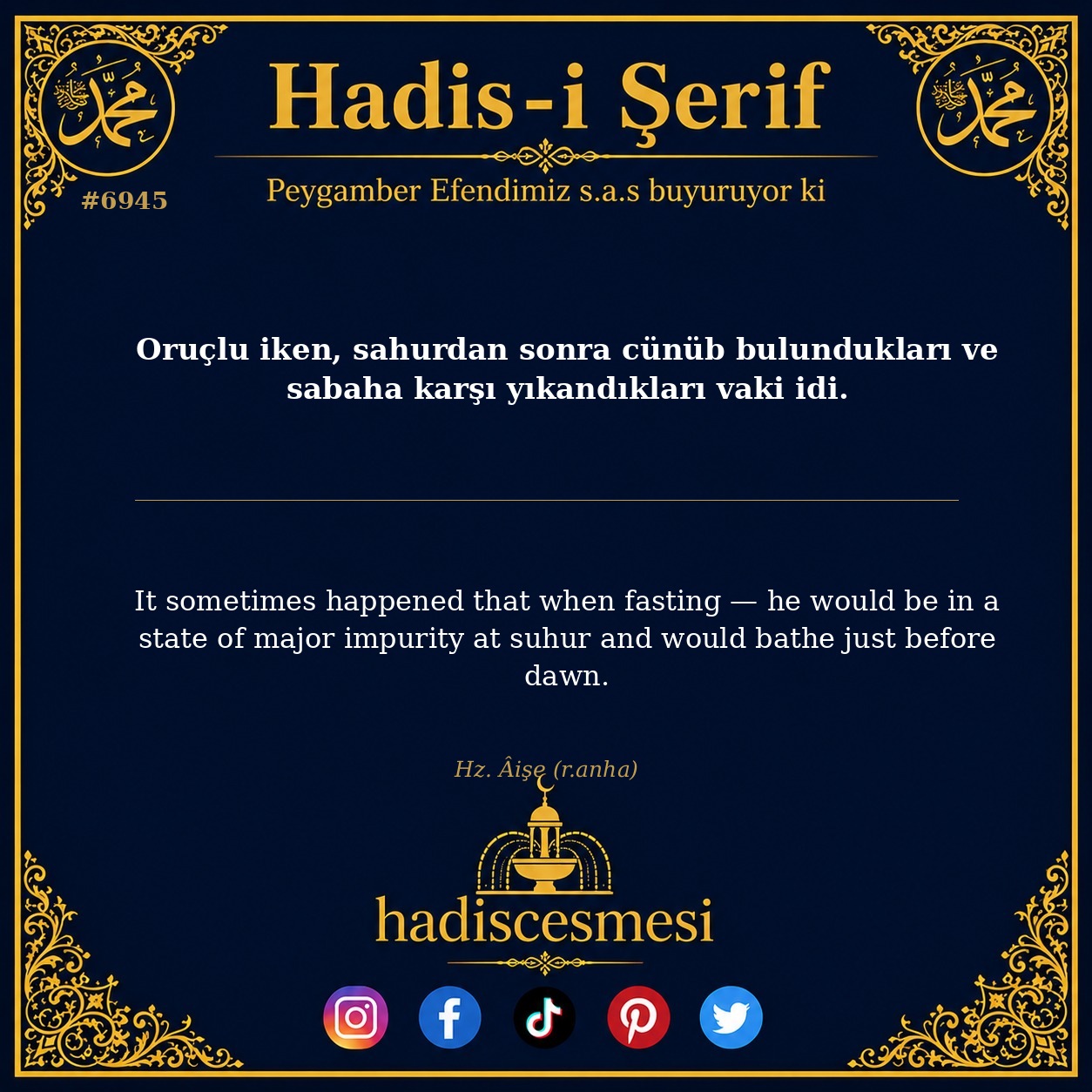 hadis 6945