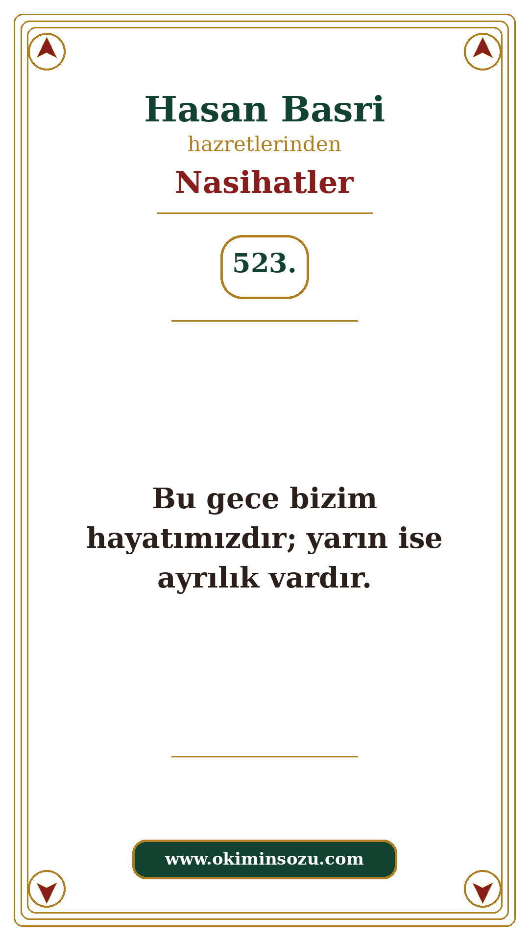 Hasan Basri Nasihat 523