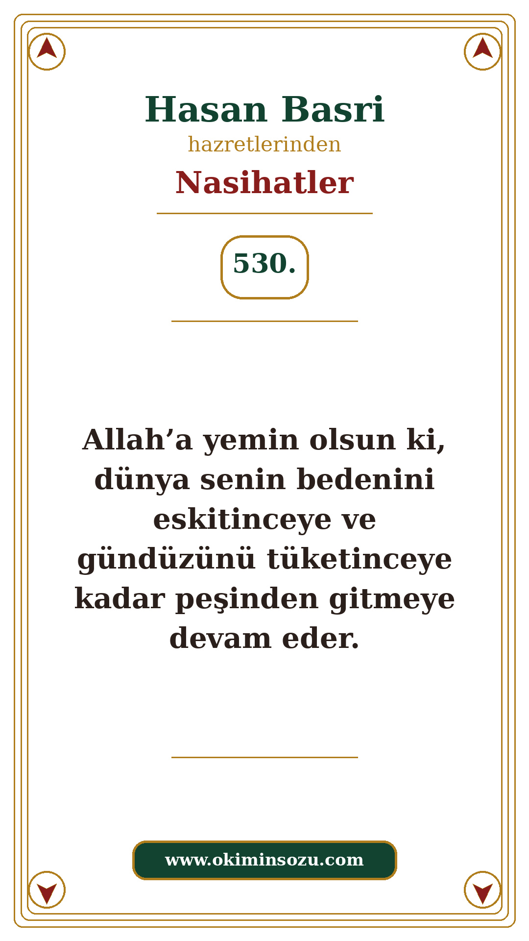 Hasan Basri Nasihat 530