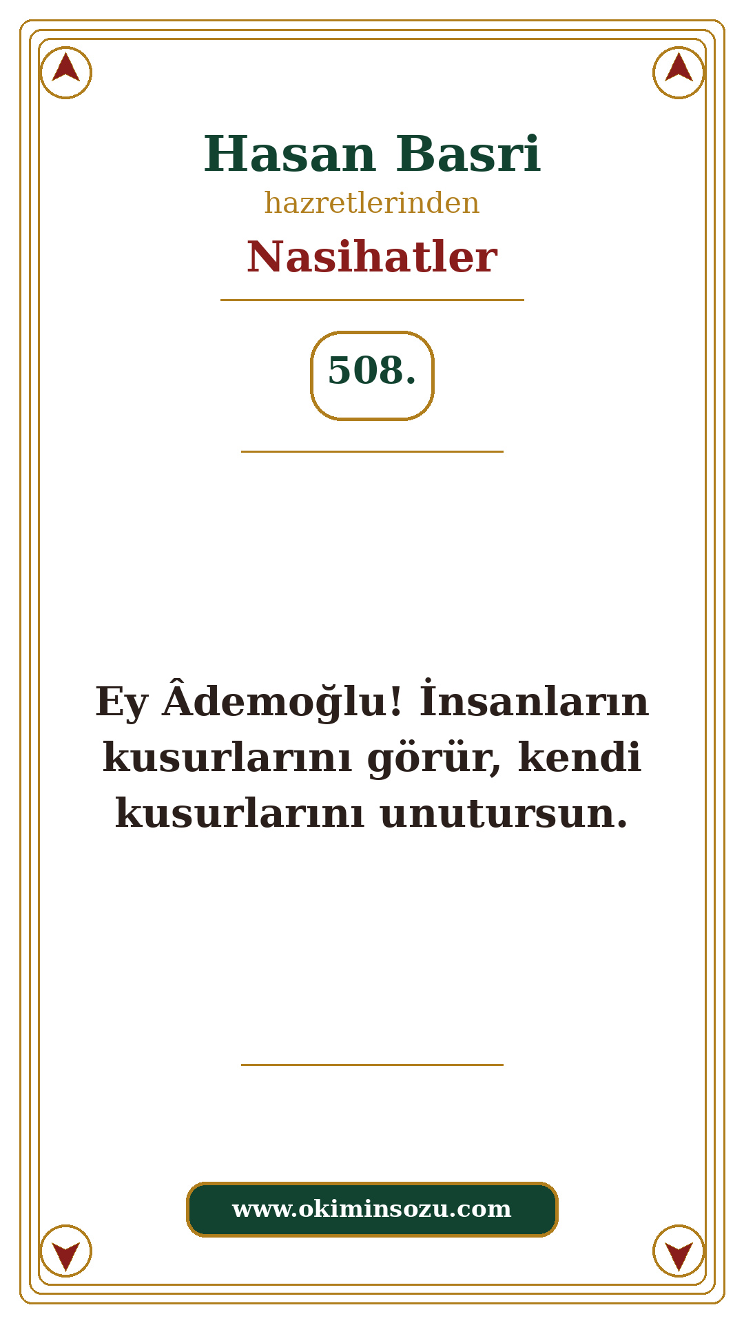 Hasan Basri Nasihat 508