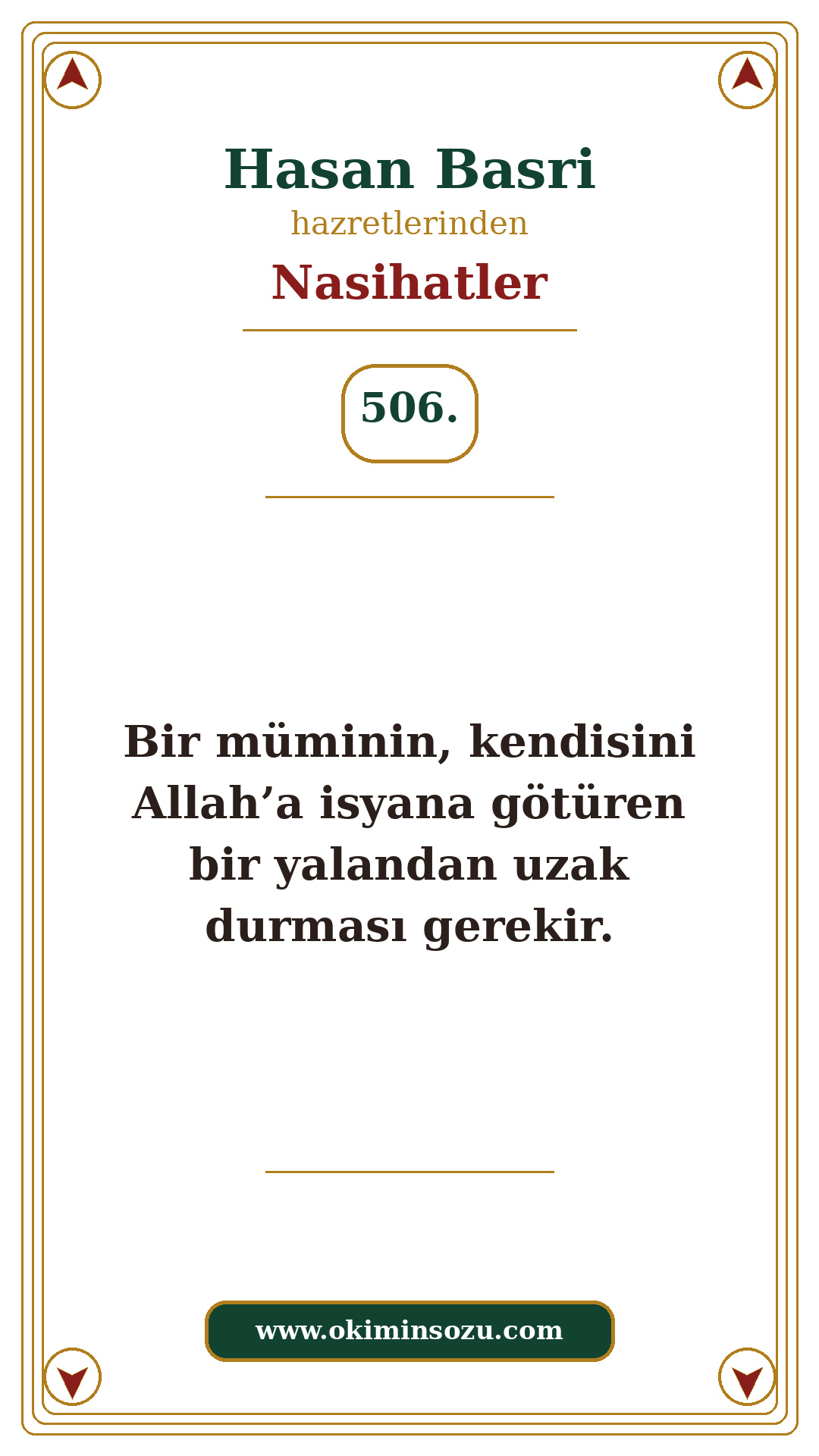 Hasan Basri Nasihat 506
