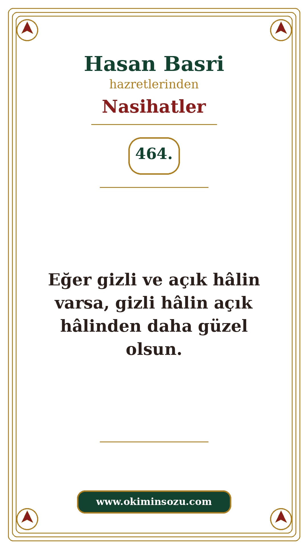 Hasan Basri Nasihat 464