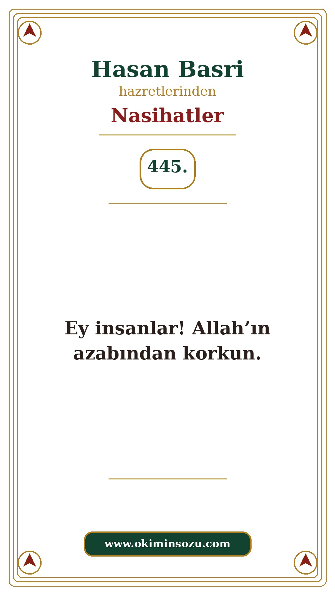 Hasan Basri Nasihat 445