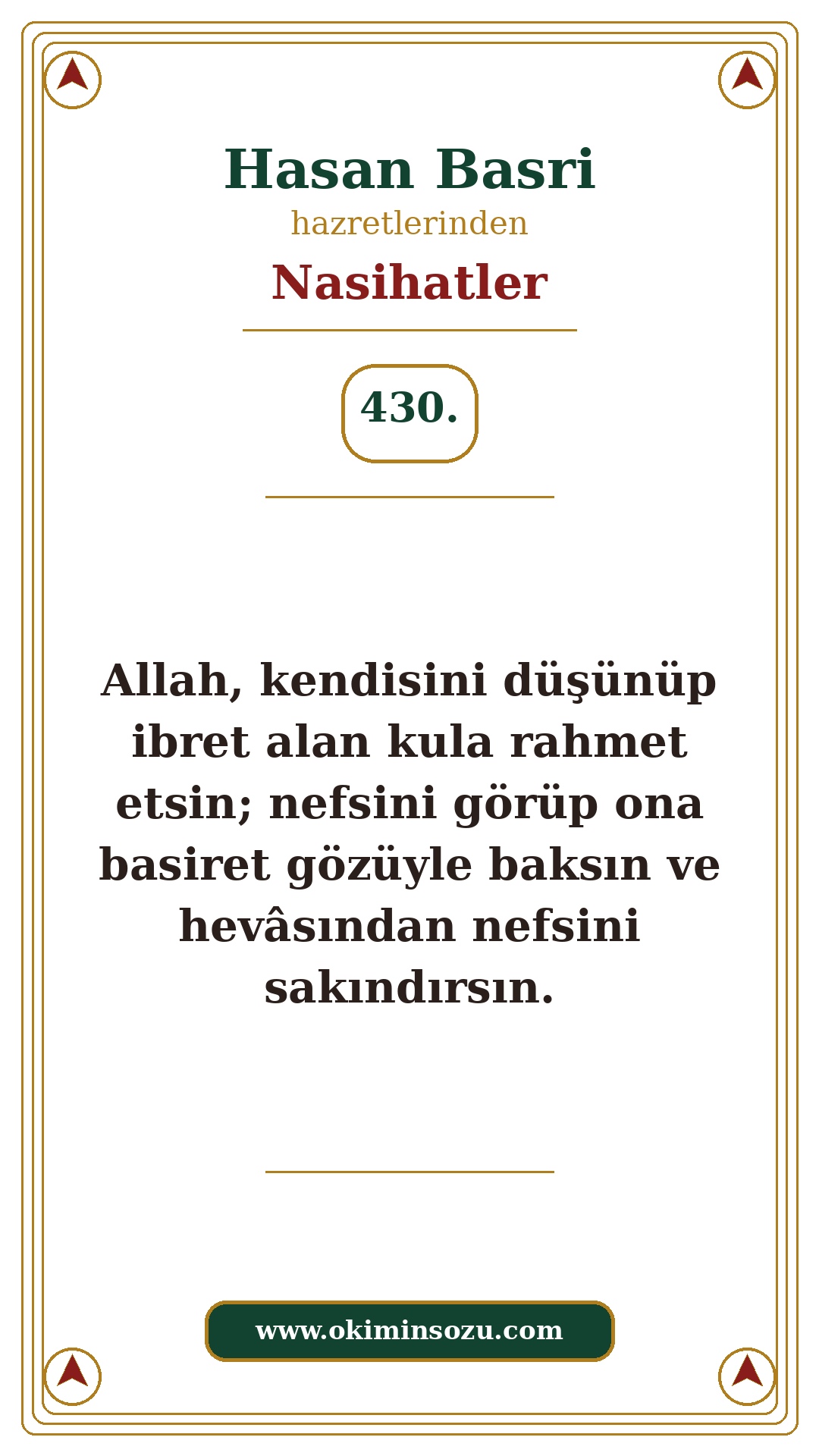 Hasan Basri Nasihat 430