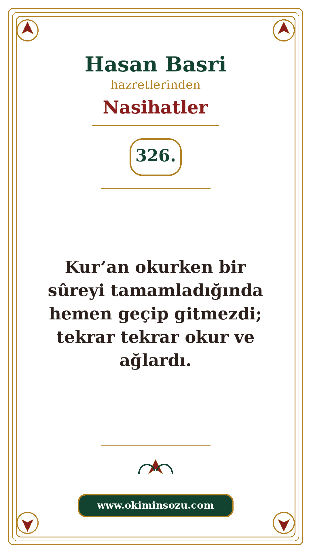 Hasan Basri Nasihat 326