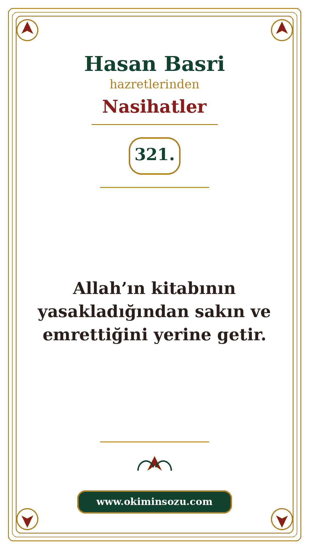 Hasan Basri Nasihat 321