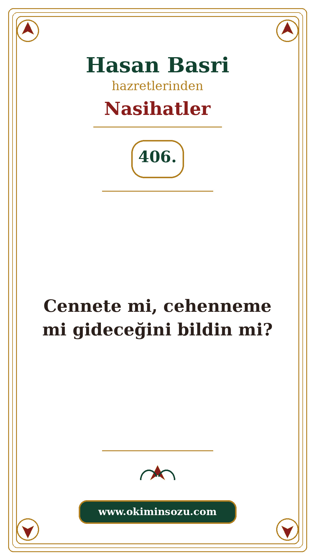 Hasan Basri Nasihat 406
