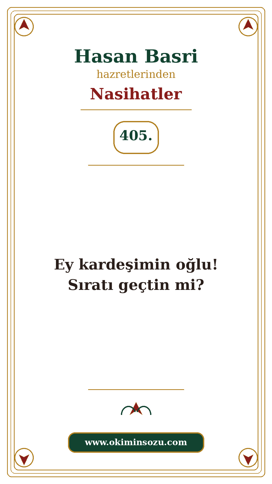 Hasan Basri Nasihat 405